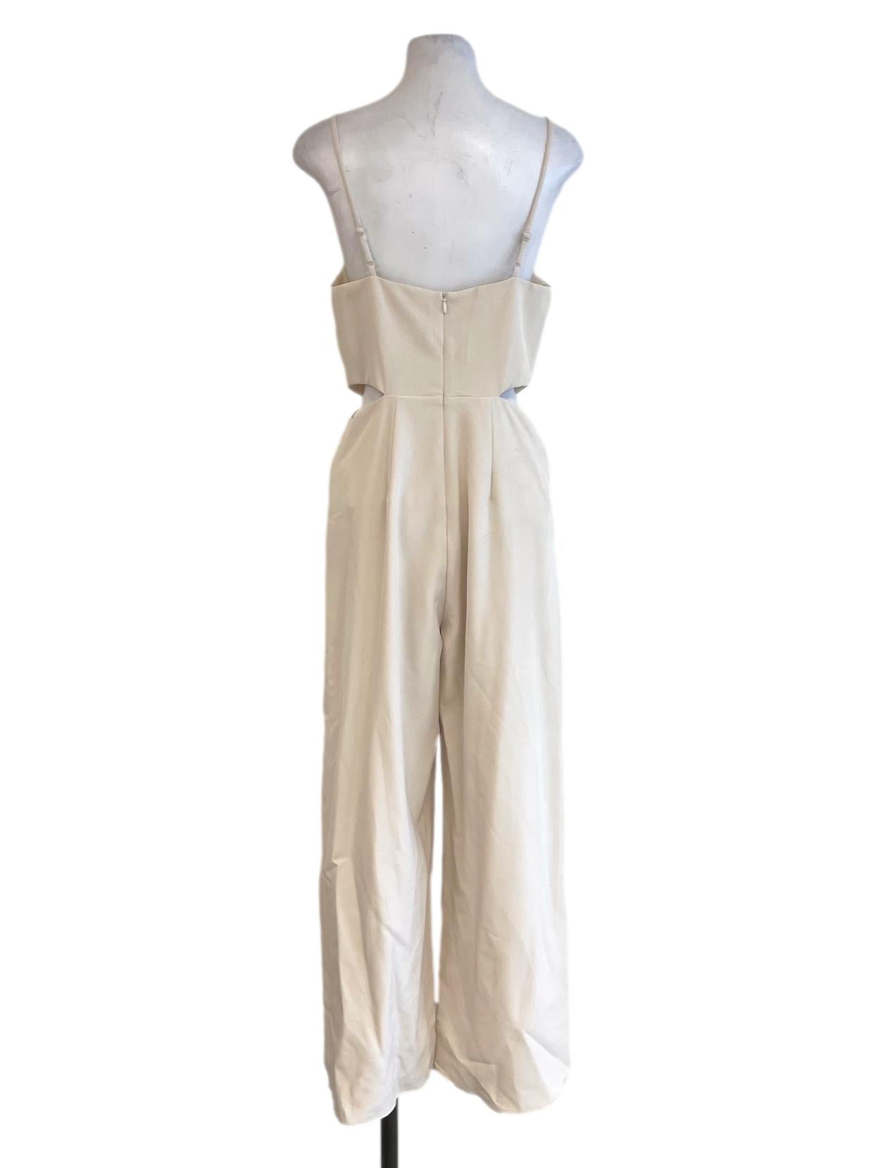 Ivory Open Waist Jumpsuit LB