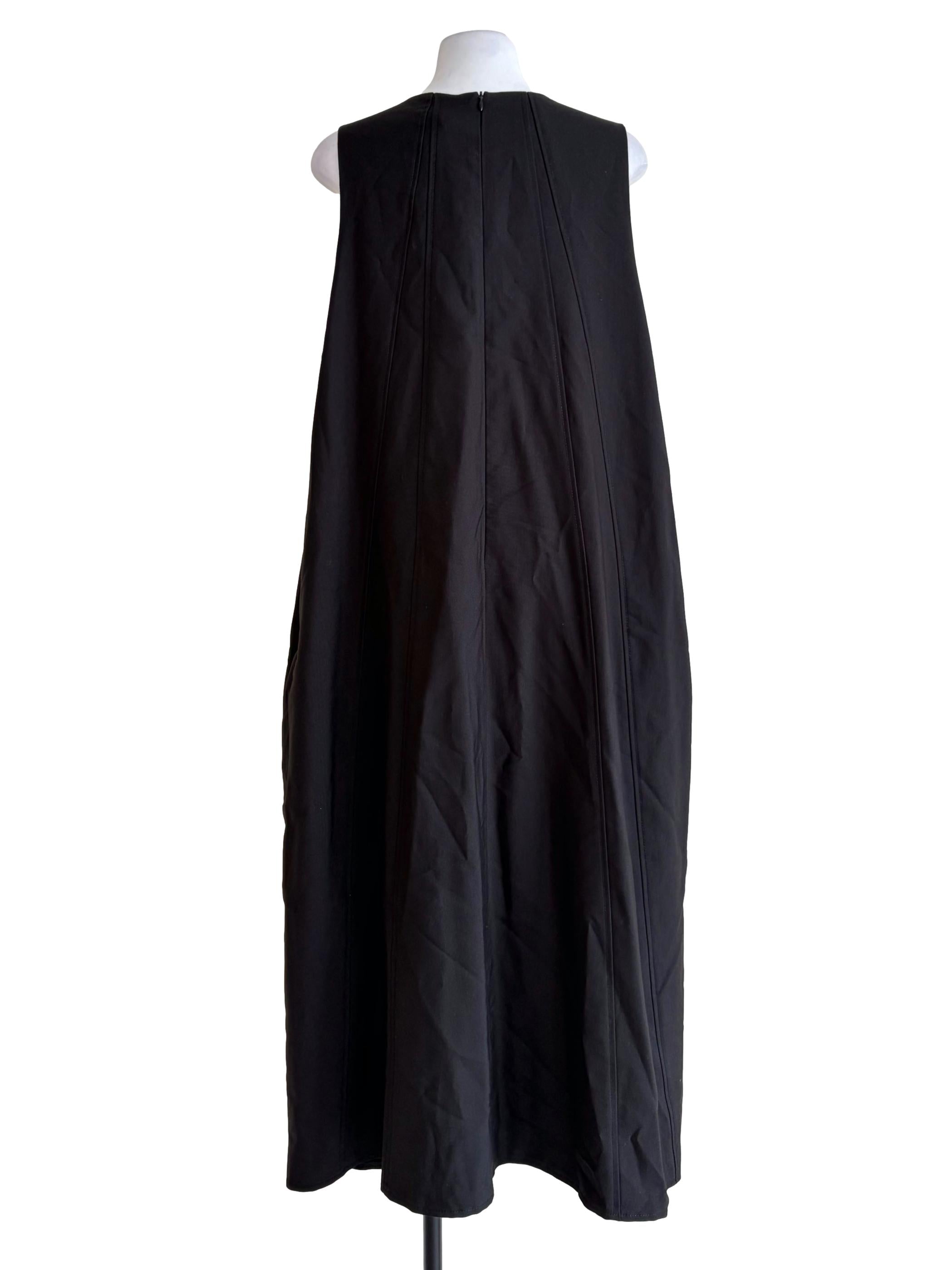 Raven Black Sleeveless Sheath Dress