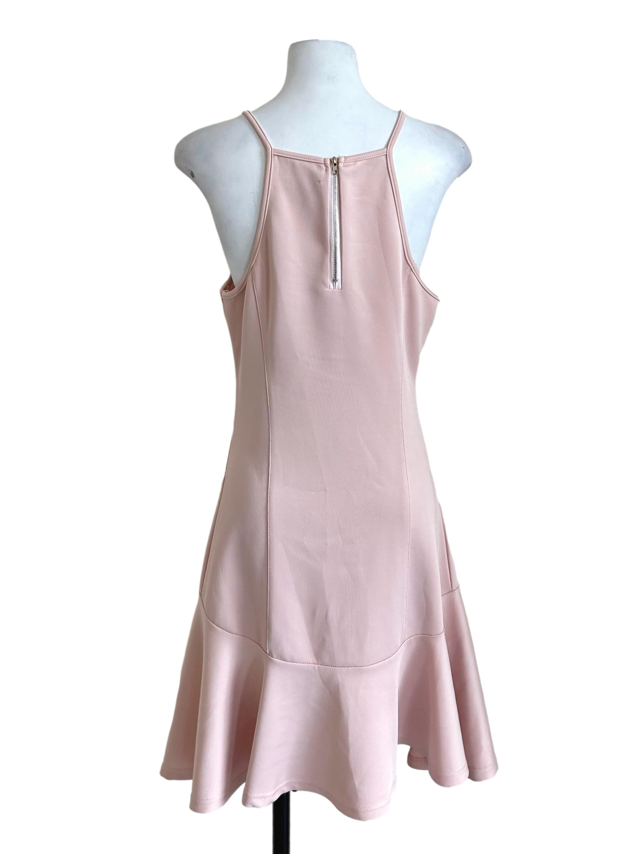 Lemonade Pink Halter Neck Active Dress TEM