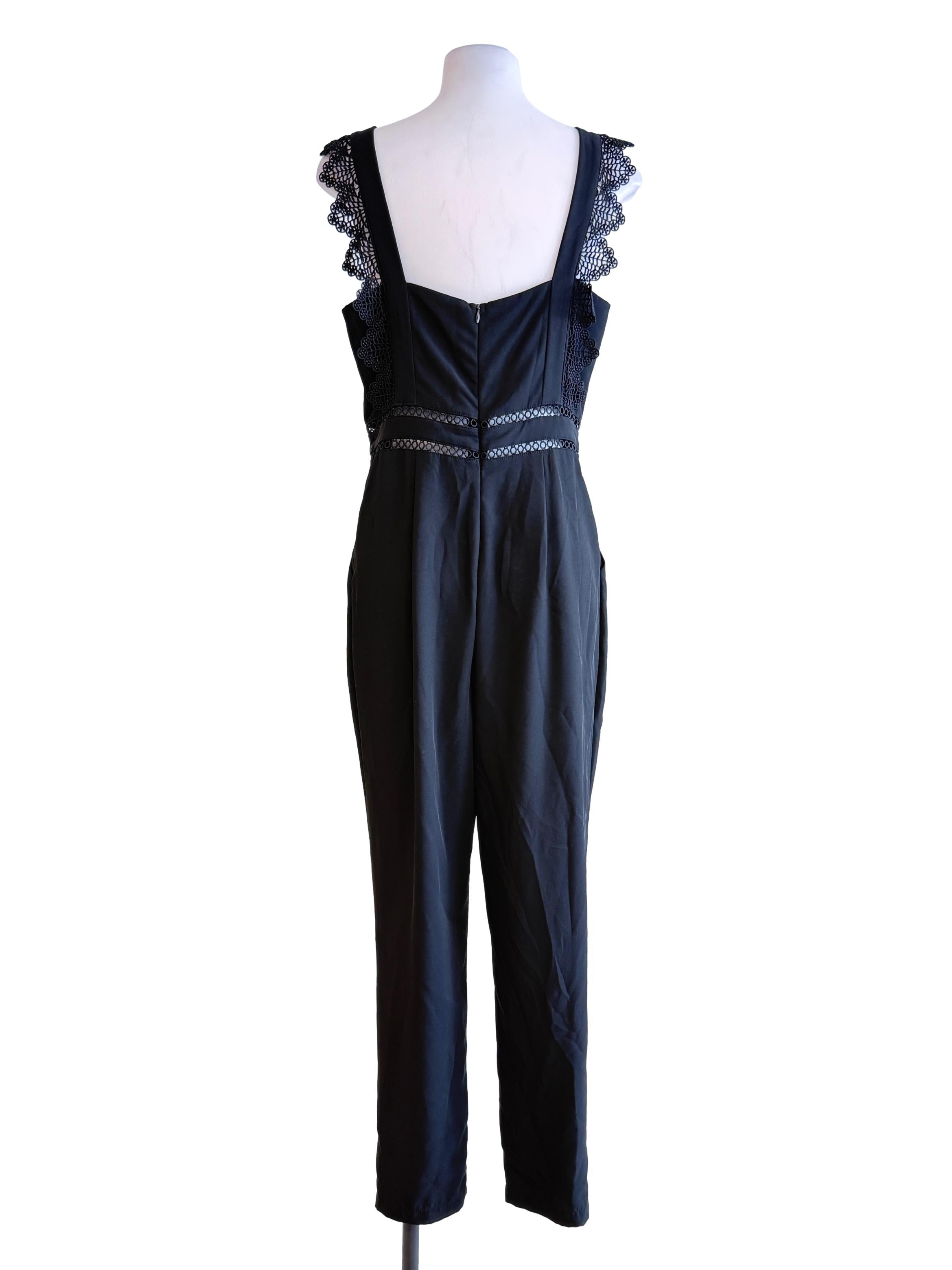 Black Fitted Jumpsuit