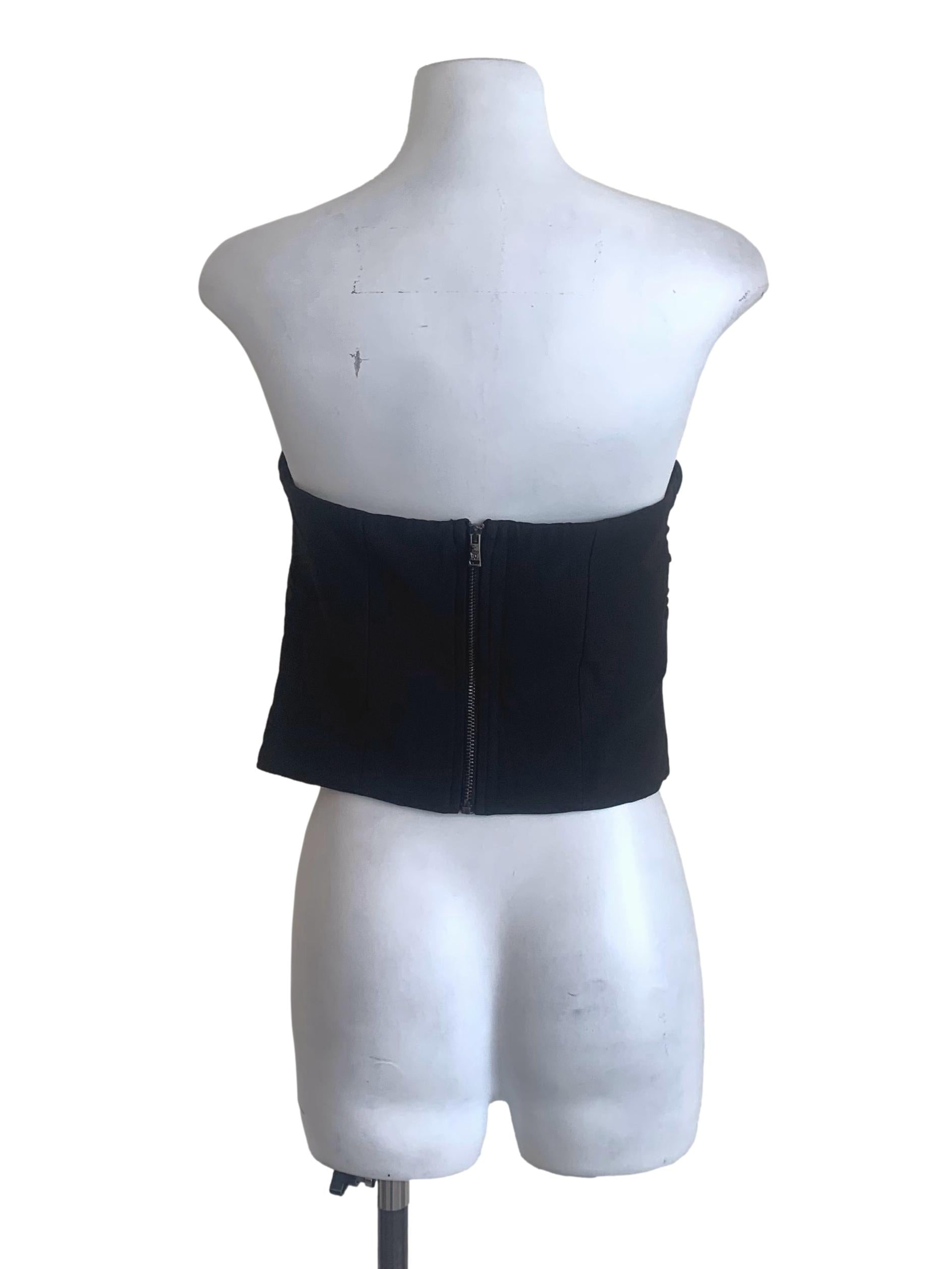 Raven Black Strapless Top YHF