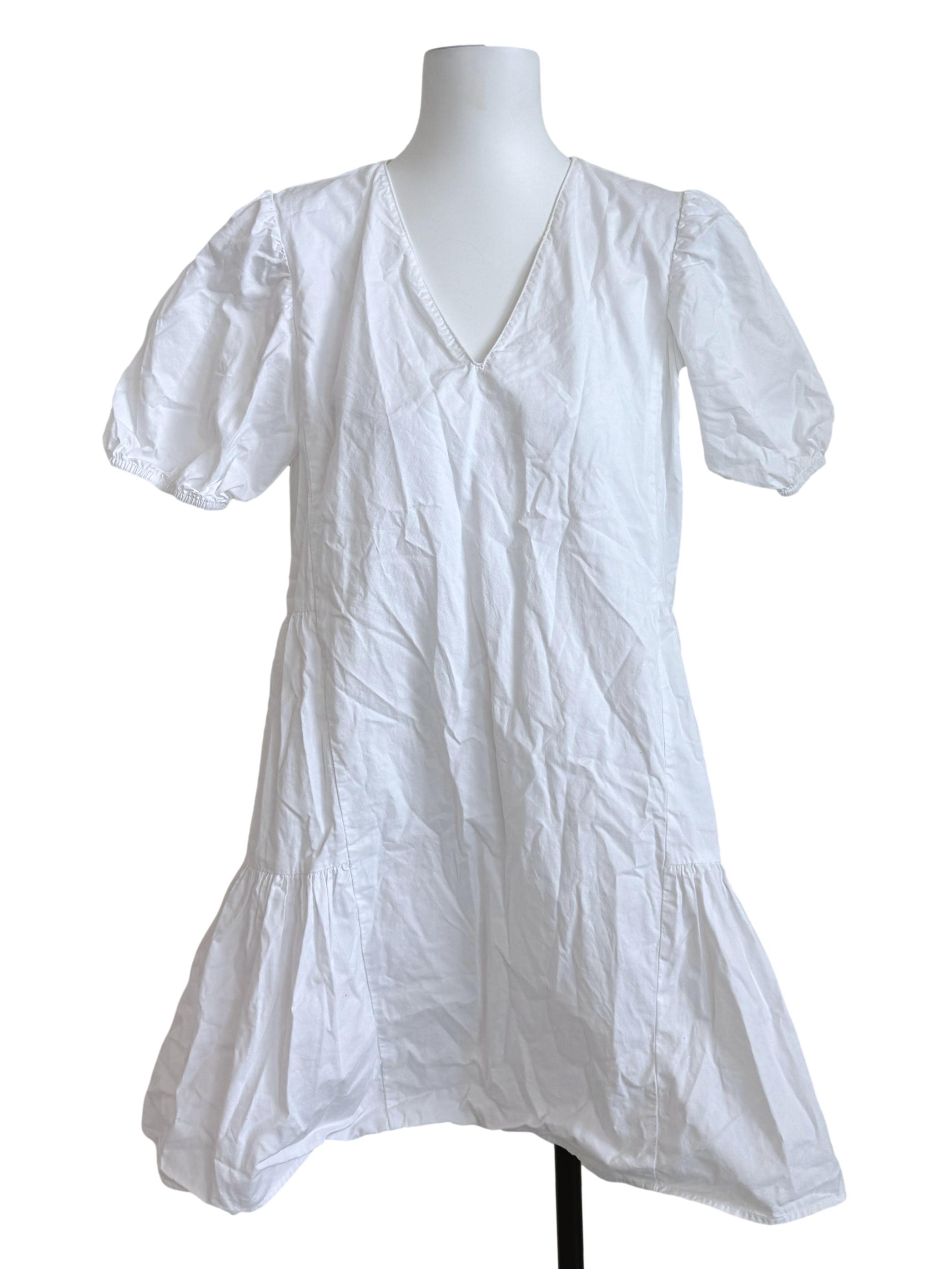 White Drop Waist Dress