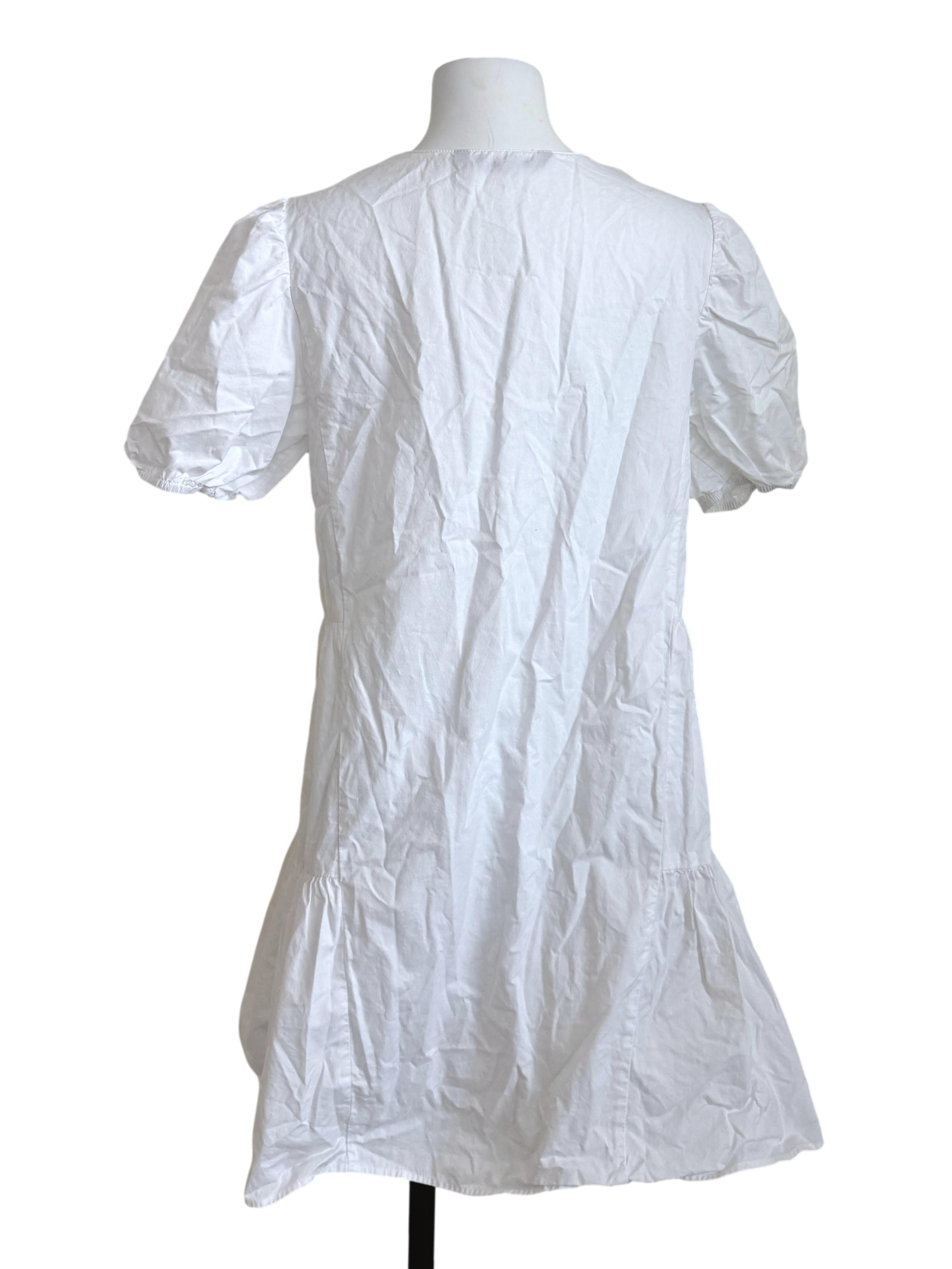 White Drop Waist Dress