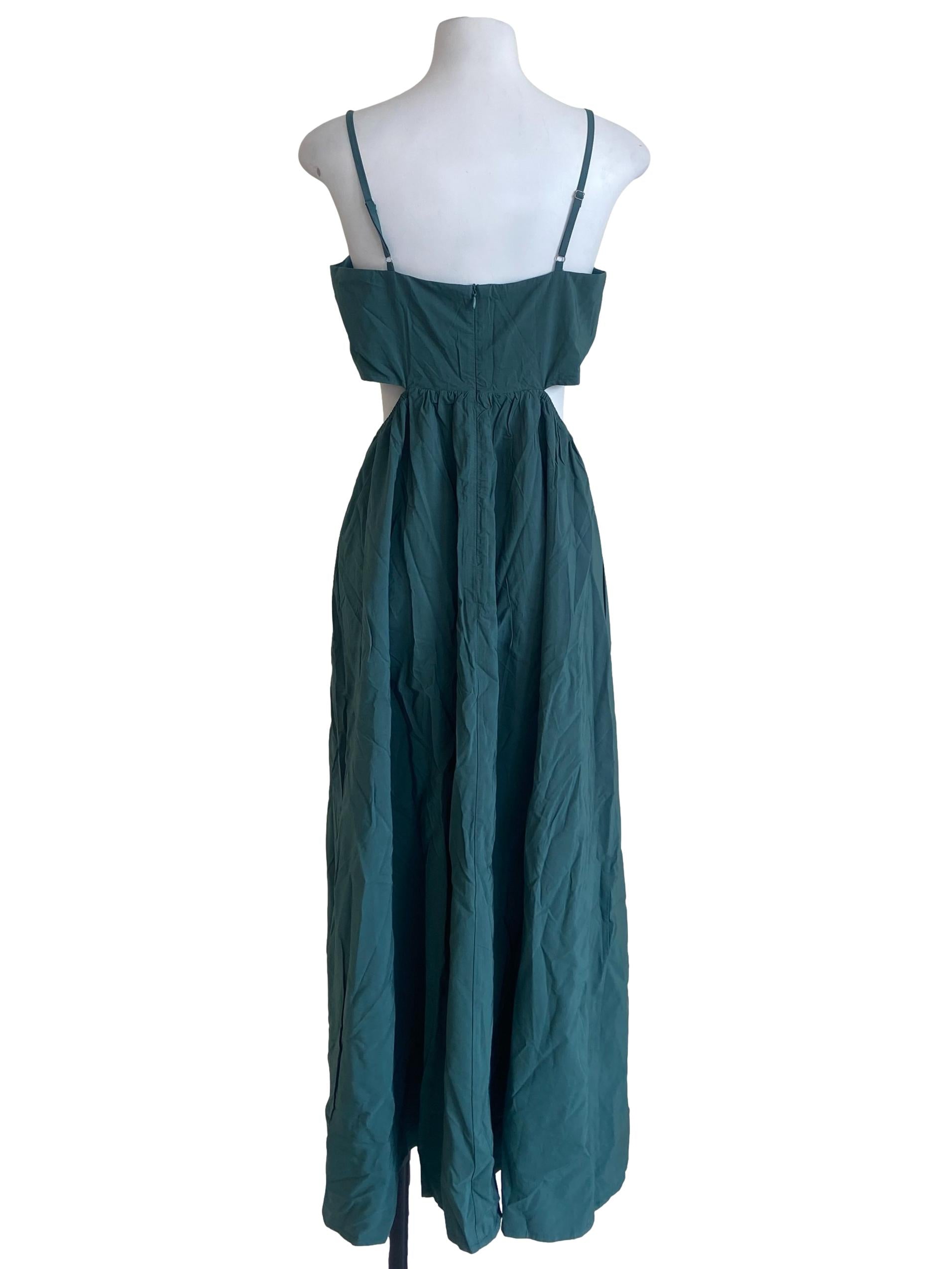Emerald Green Cutout Dress