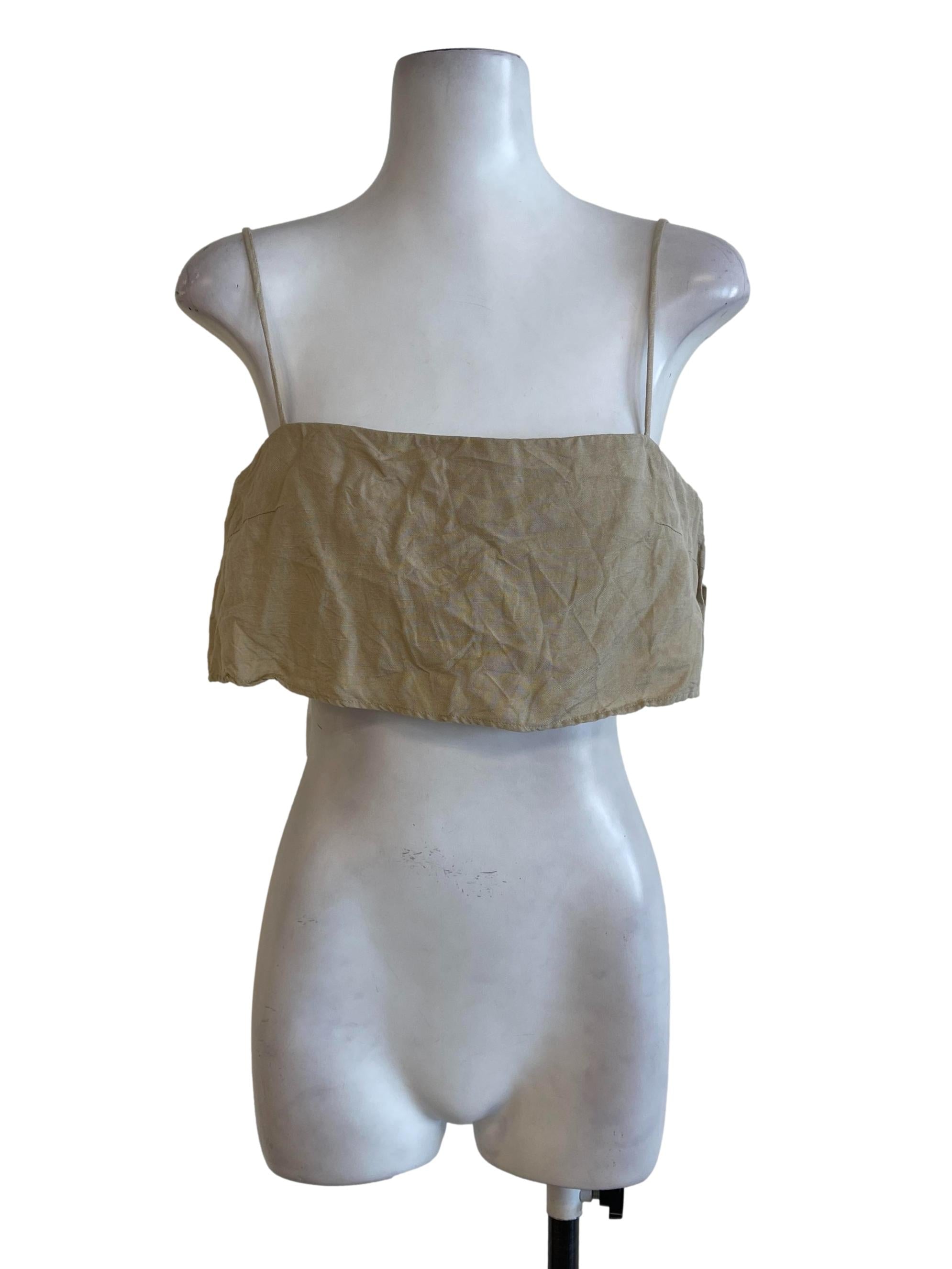 Brown Crop Tops