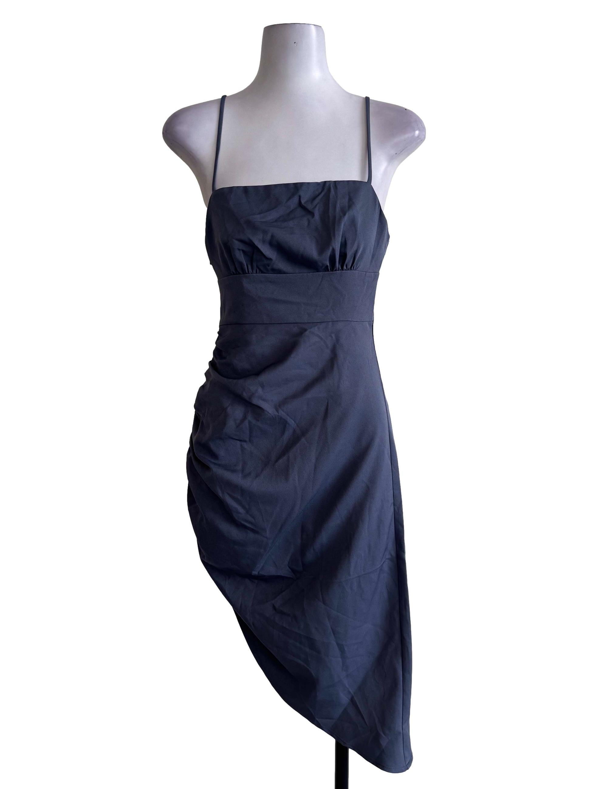 Spruce Blue Ruched Dress