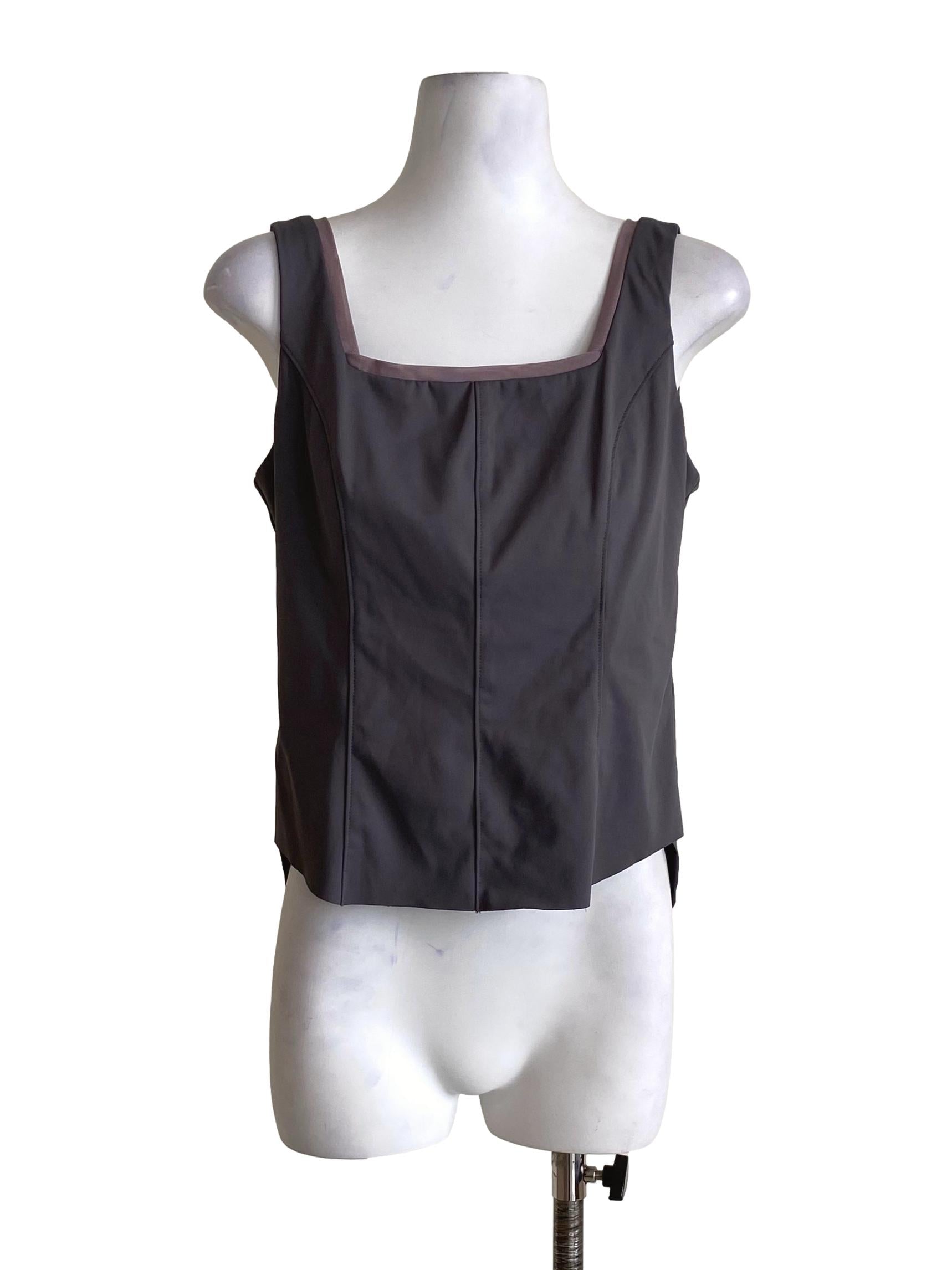 Pewter Grey And Lemonade Pink Top