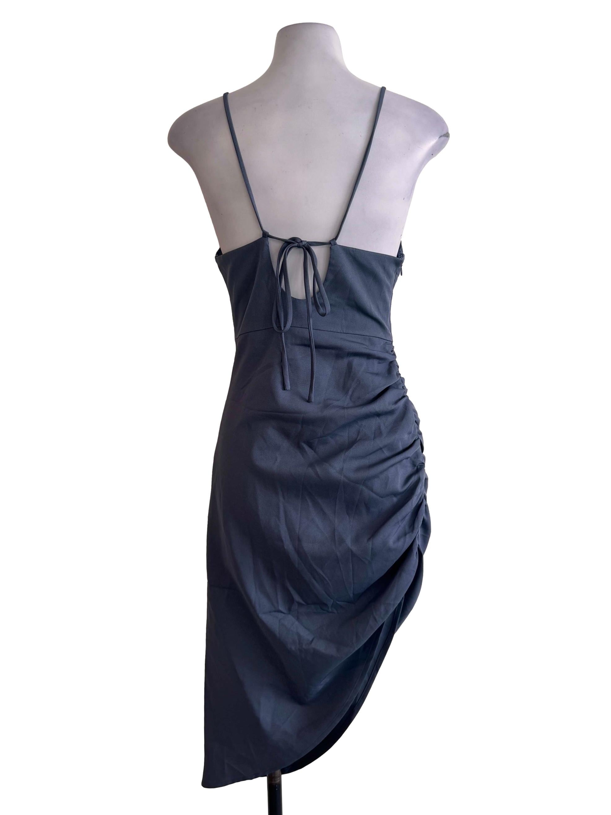 Spruce Blue Ruched Dress