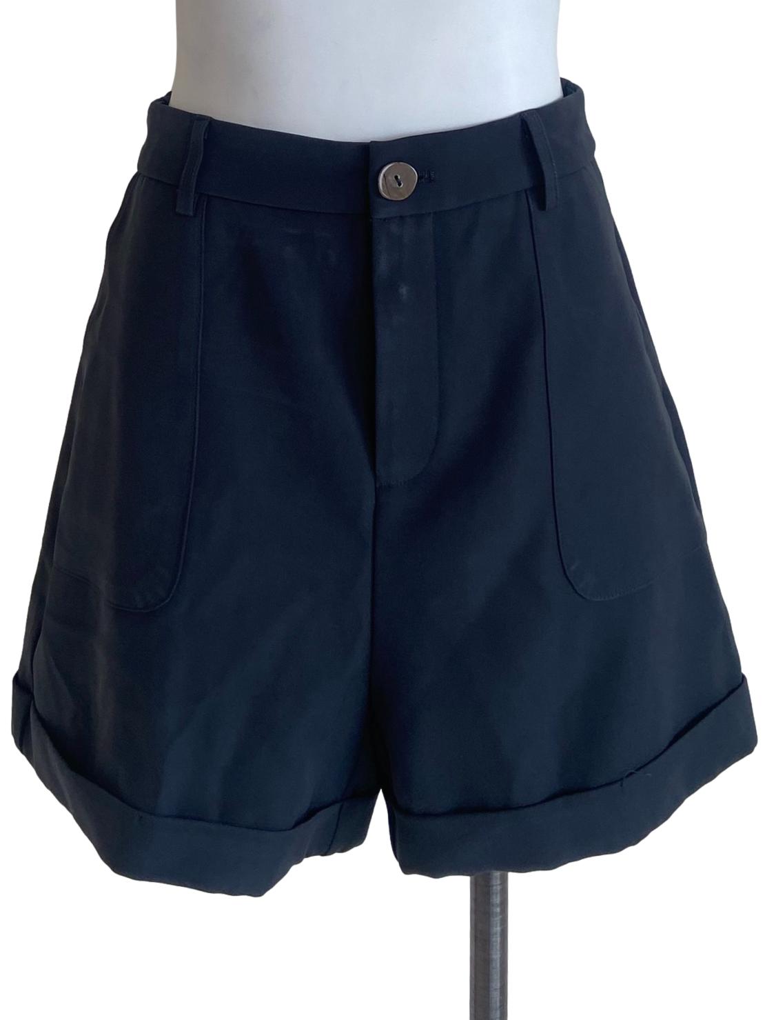 Lead Grey Twill Shorts