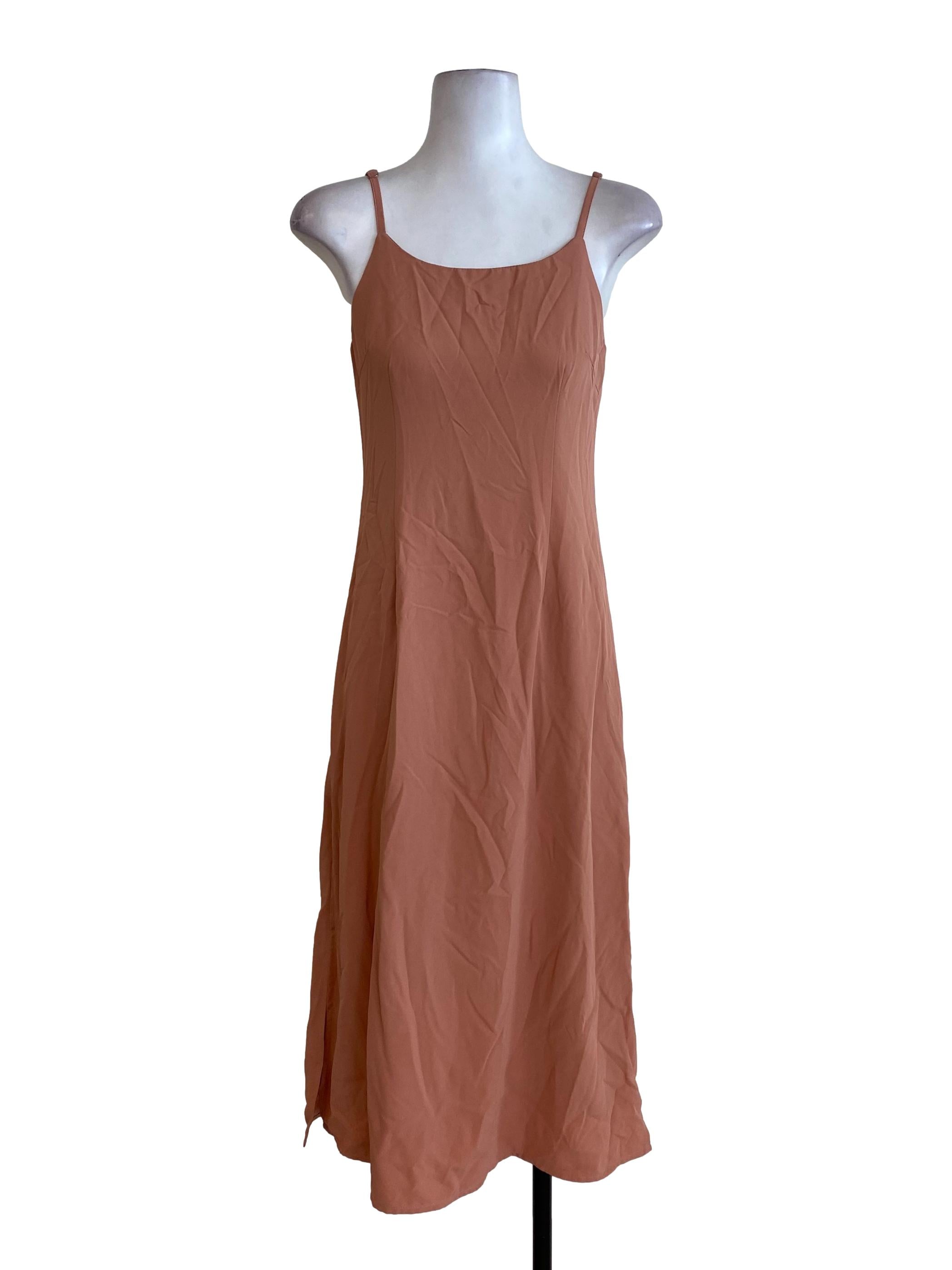Dusty Peach Shift Dress