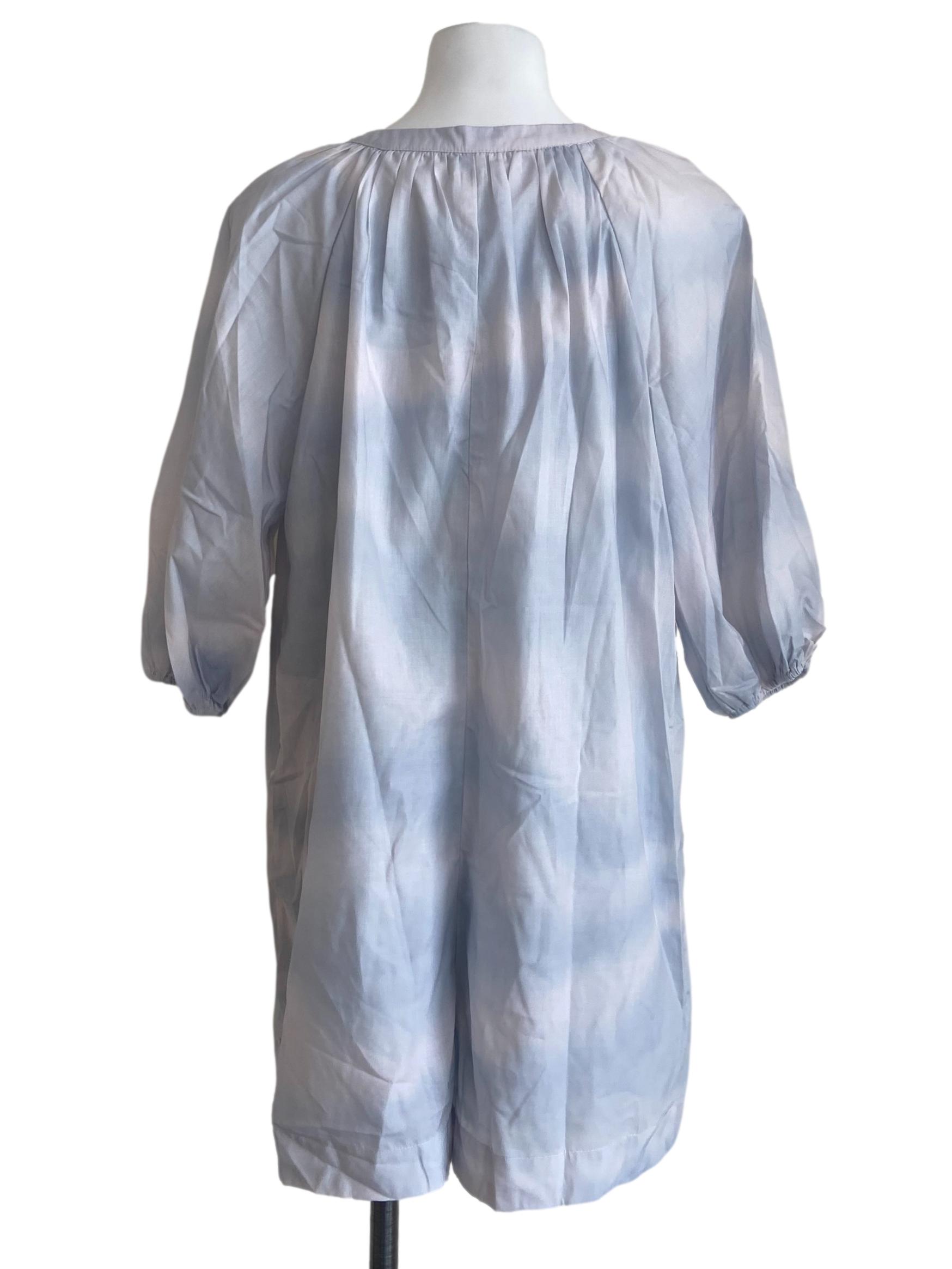 Stone Blue Button Down Romper