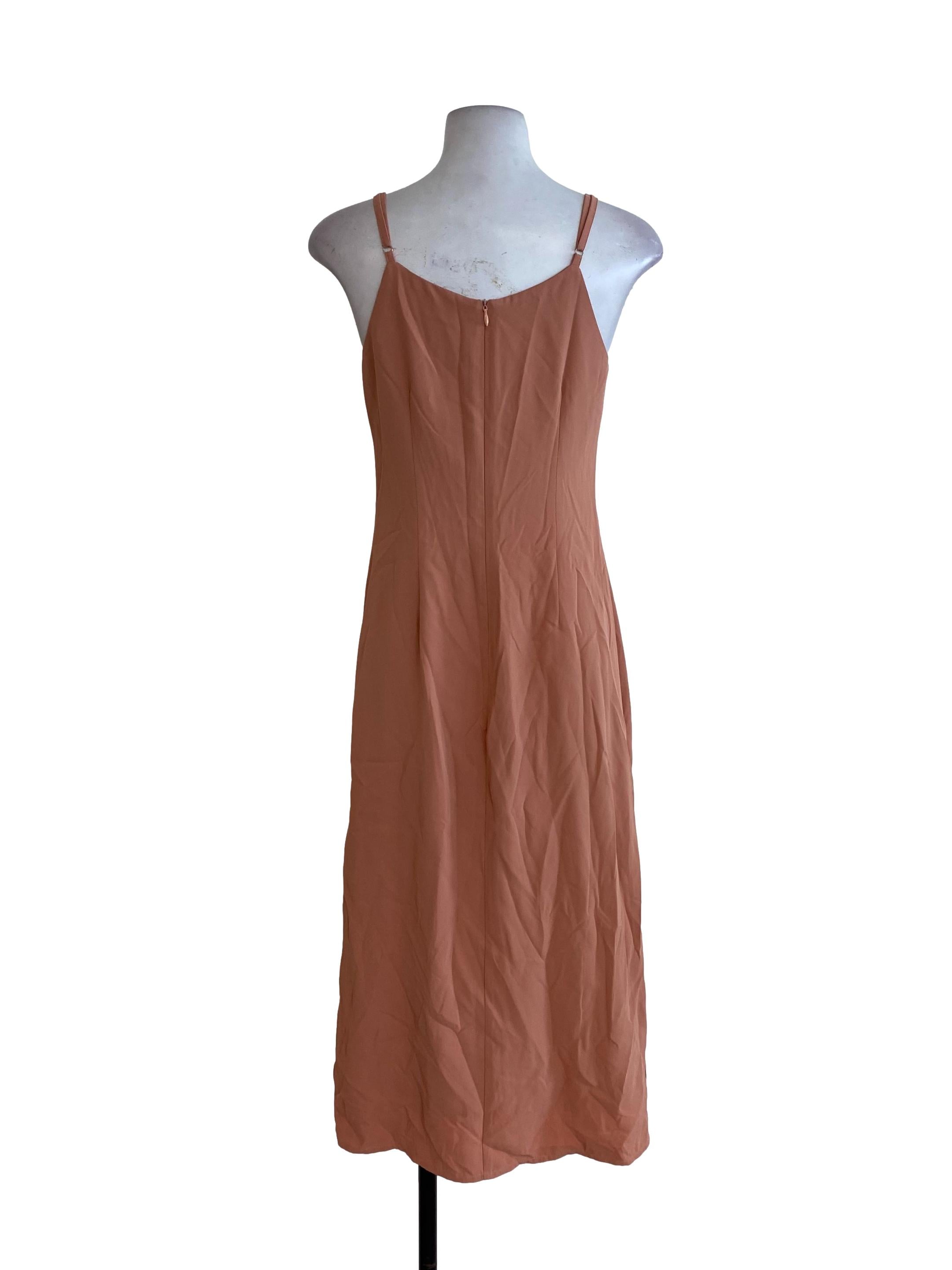 Dusty Peach Shift Dress
