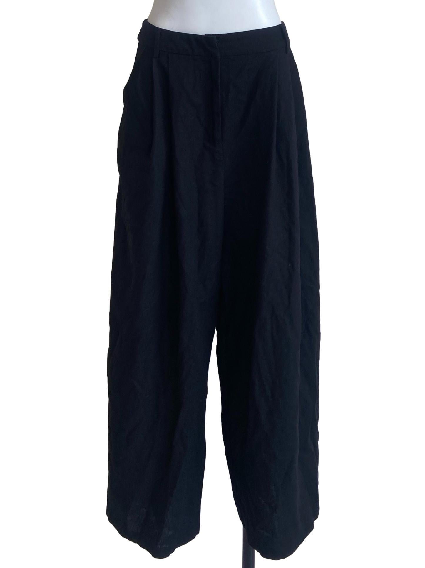 Black Straight Formal Pants
