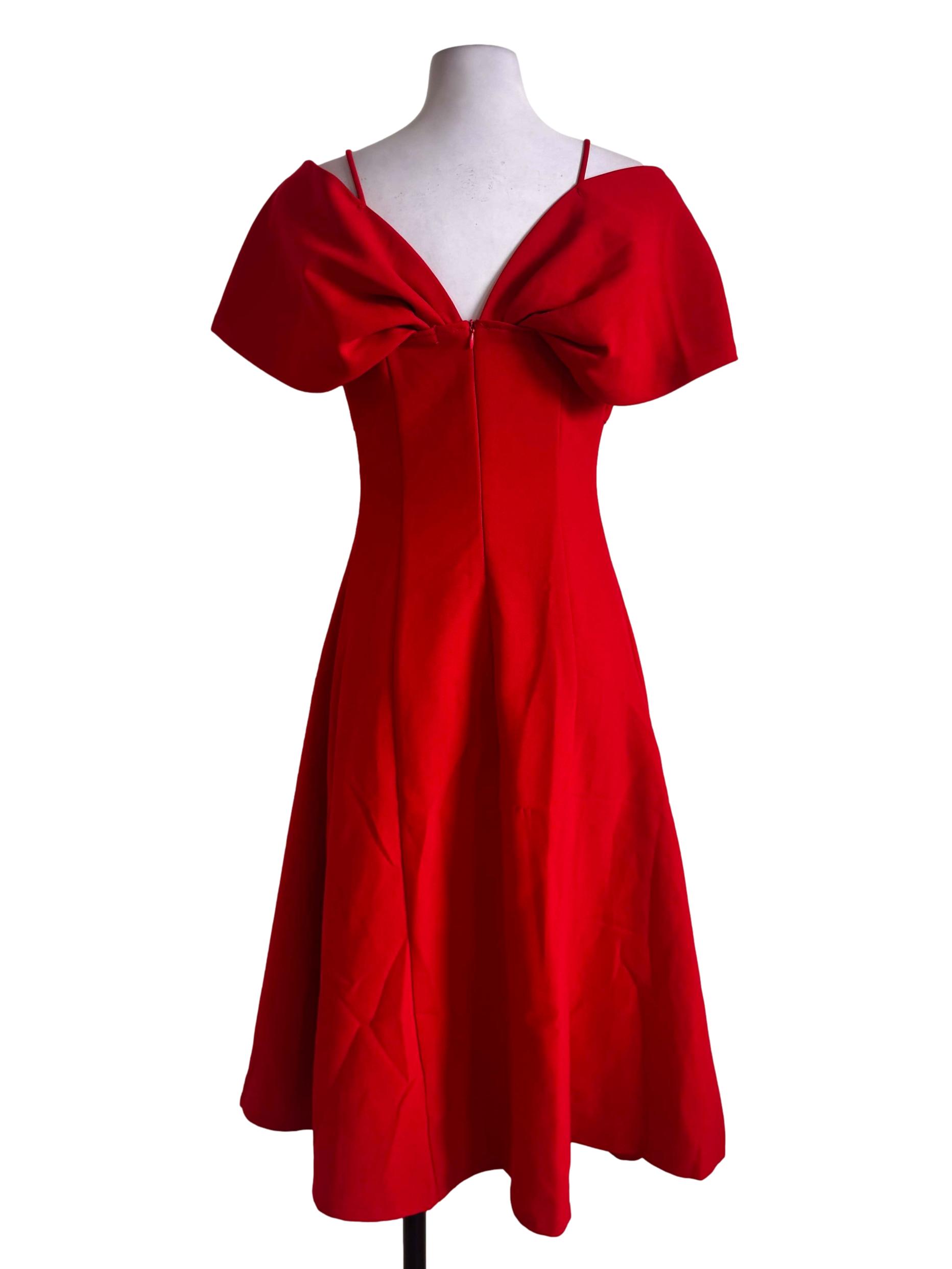 Red Plain Dress
