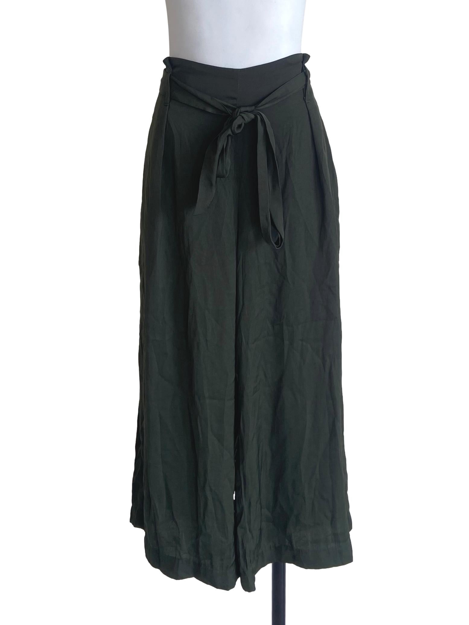 Dark Green Highwaist Culottes