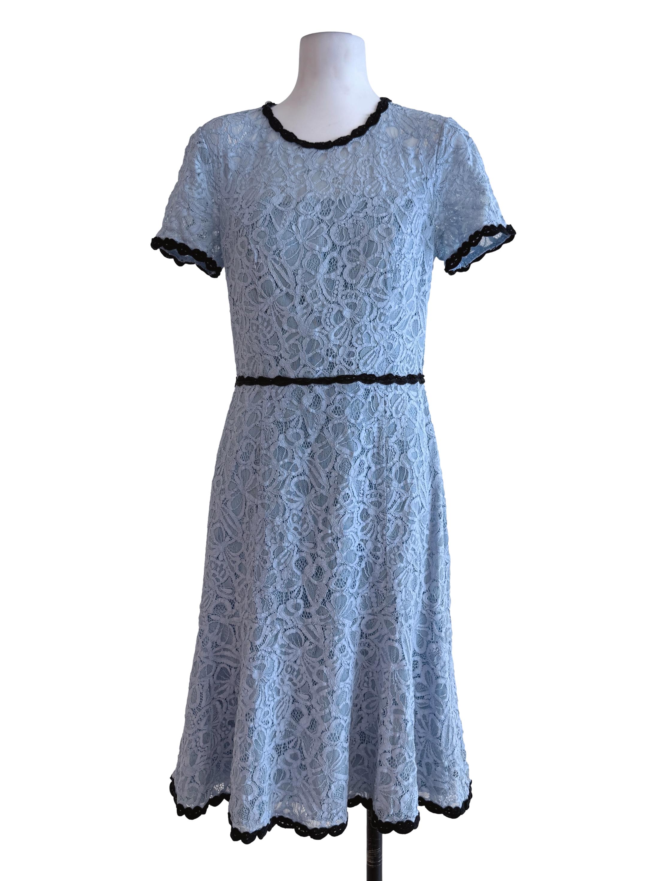Light Blue Embroidered Sundress