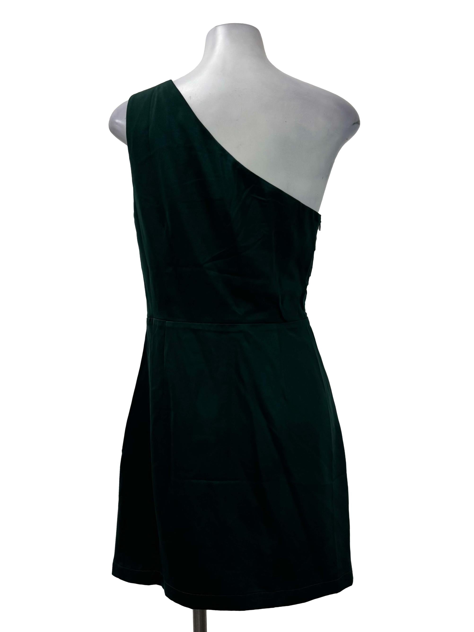 Emerald Green Toga Flare Dress