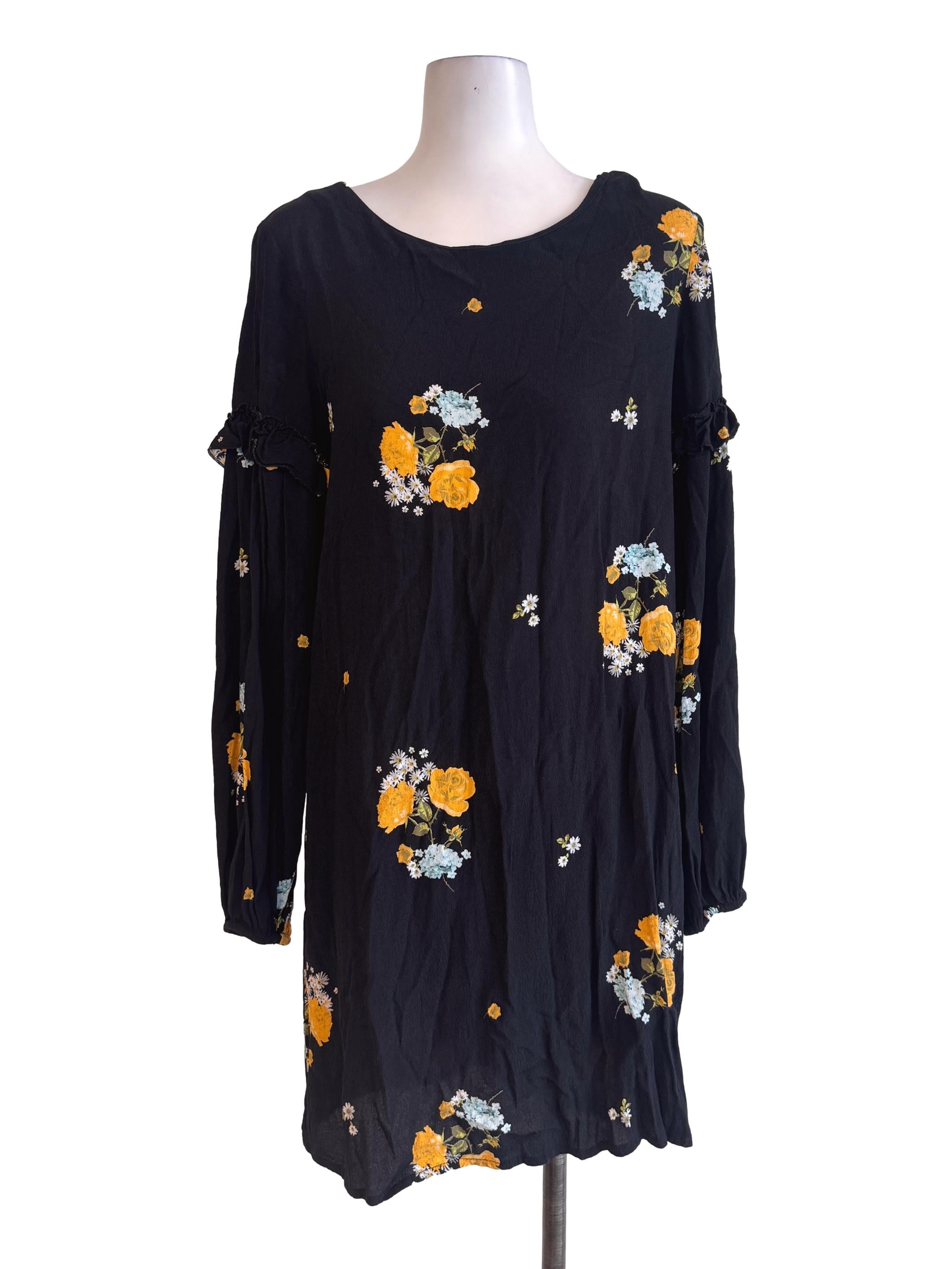 Black Floral Dress