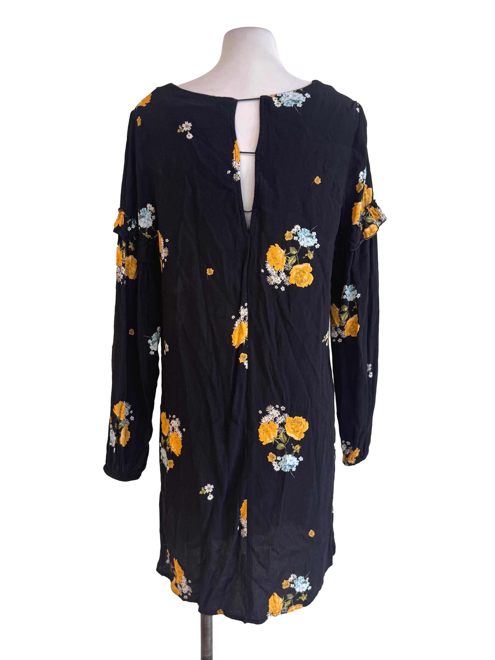 Black Floral Dress