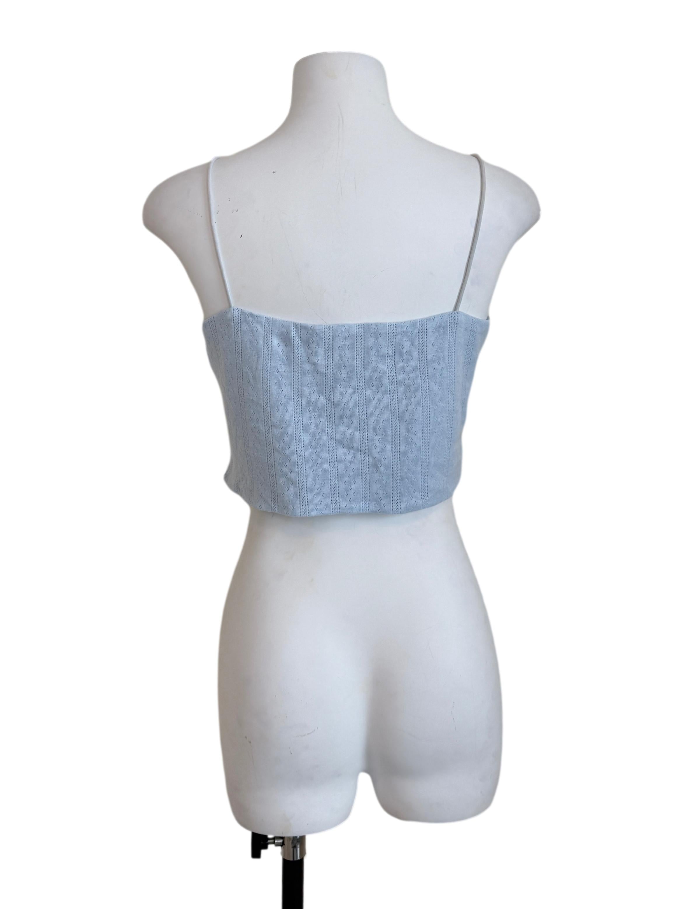 Sky Blue Spaghetti Strap Top