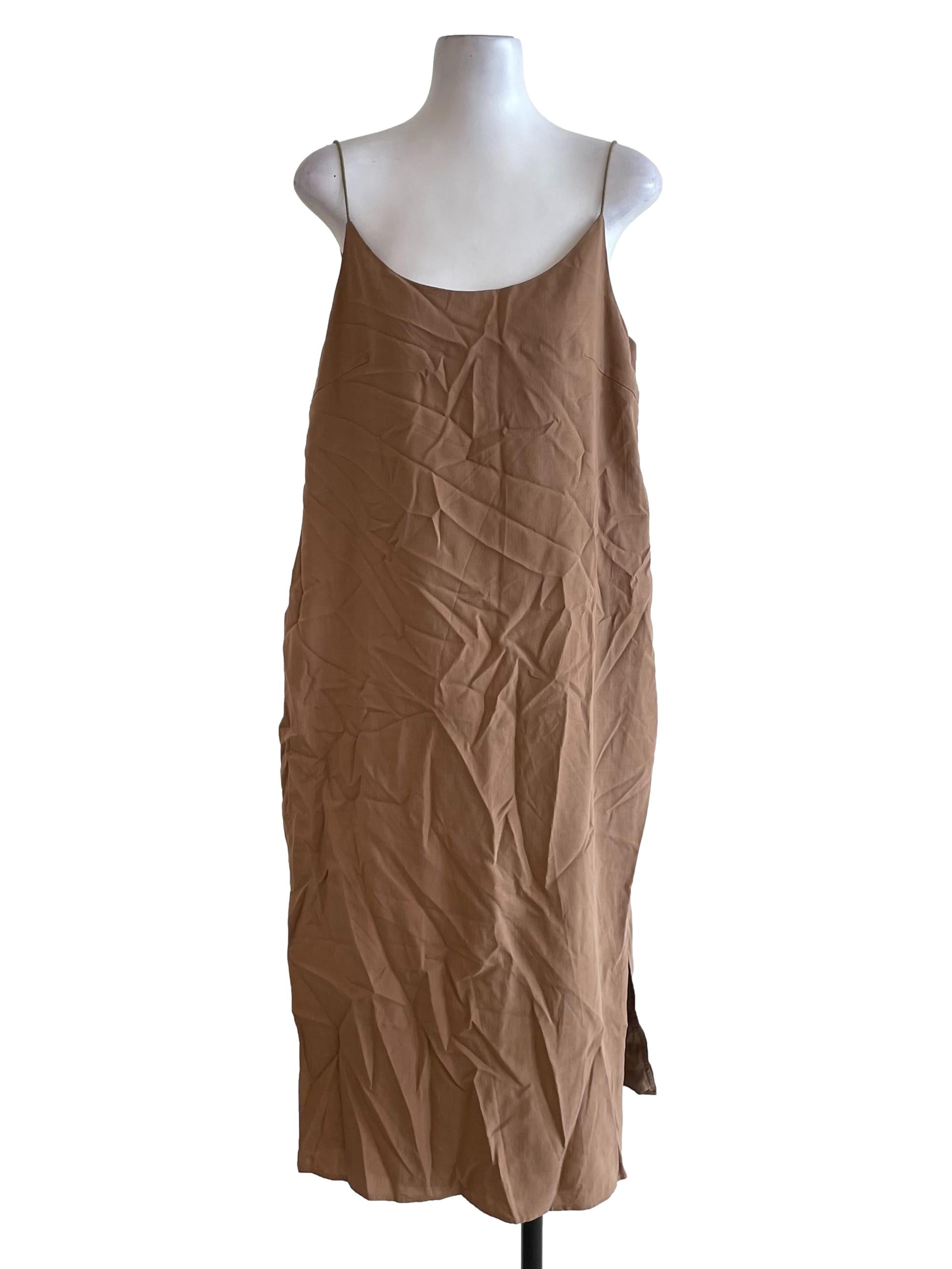 Tawny Brown Wide Cami Dress OSN