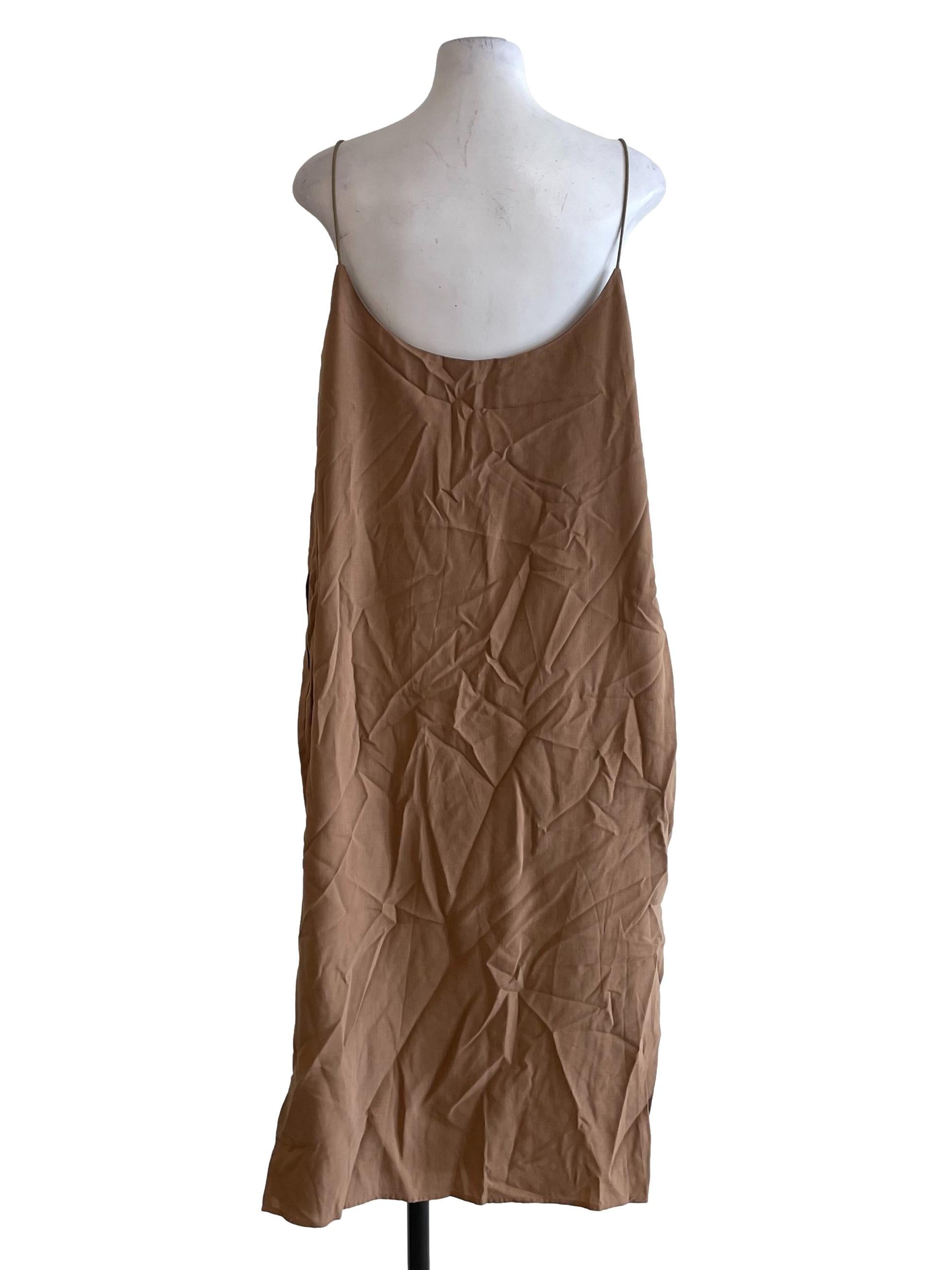 Tawny Brown Wide Cami Dress OSN