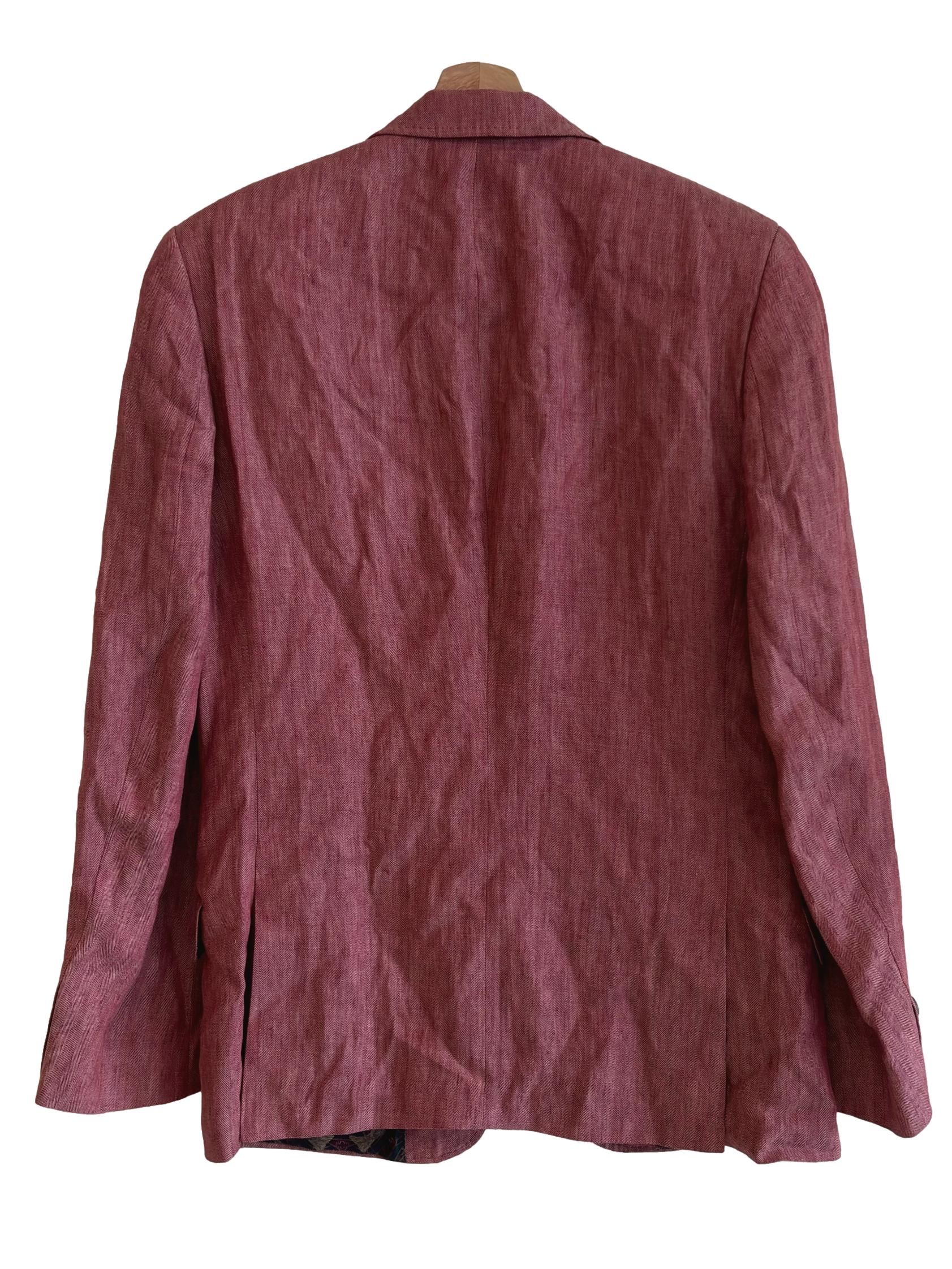 Red Double Breasted Blazer
