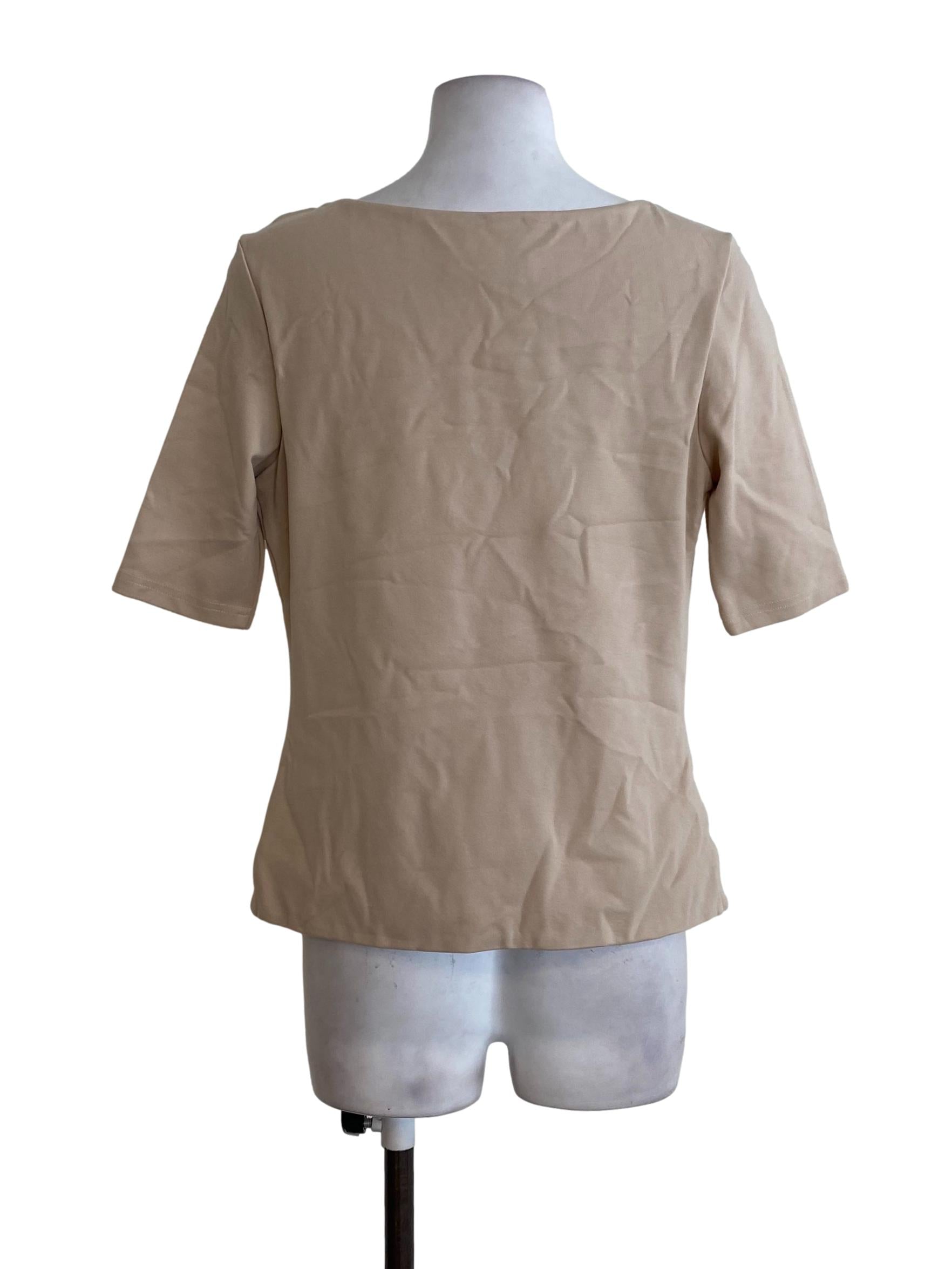 Latte Square Neck Top