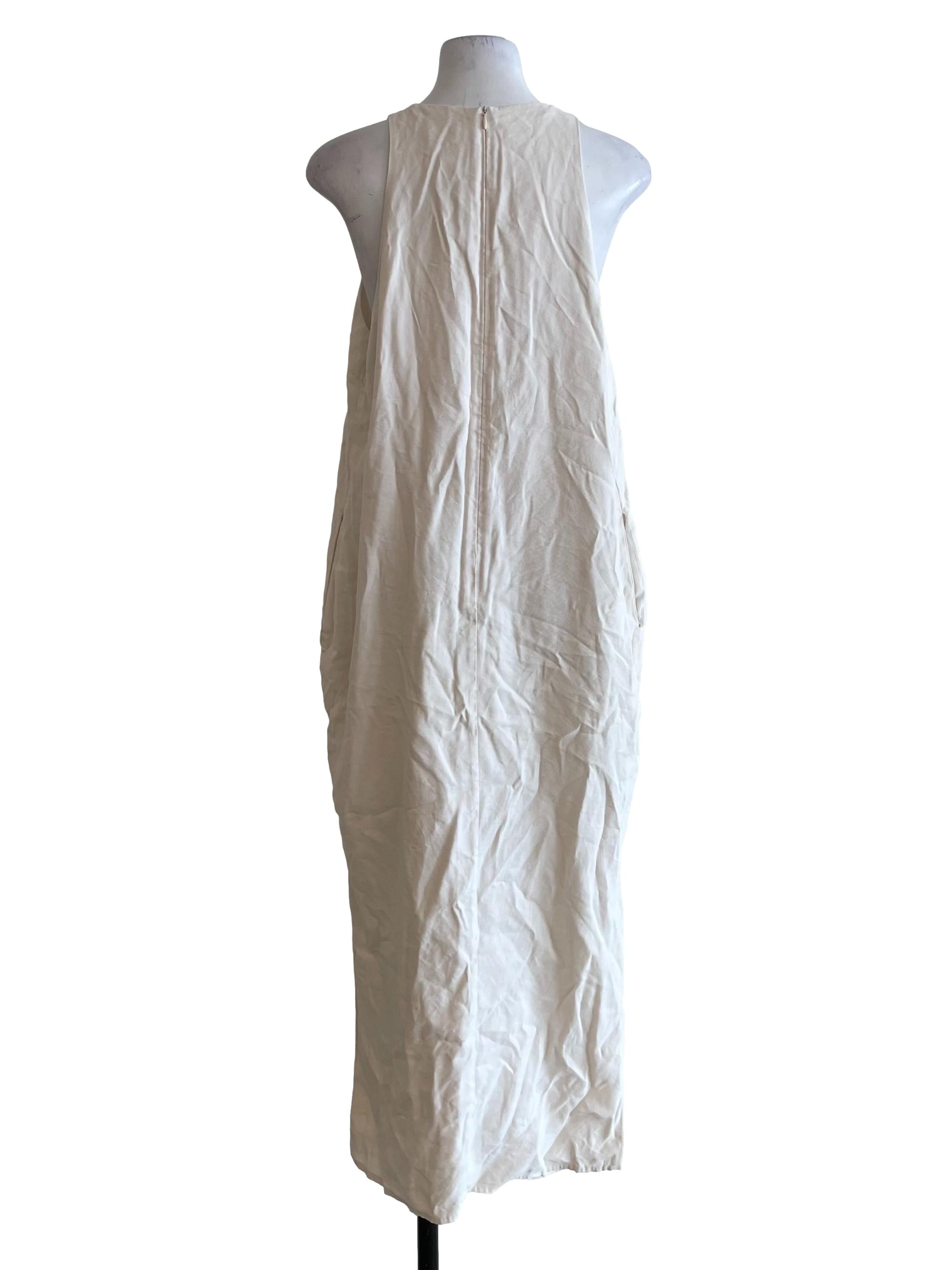 White Shift Dress OSN