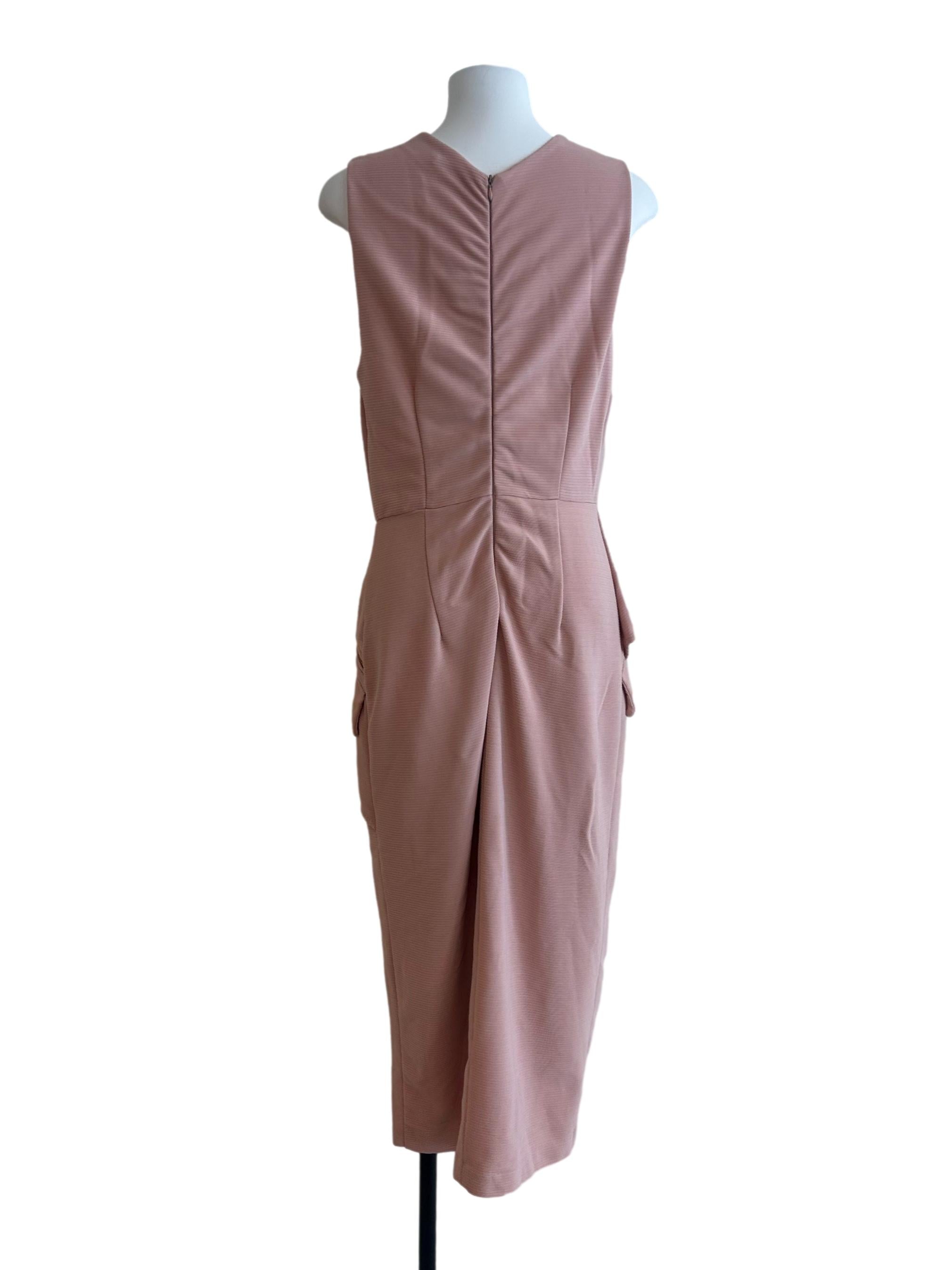 Rose Pink Textured Dress