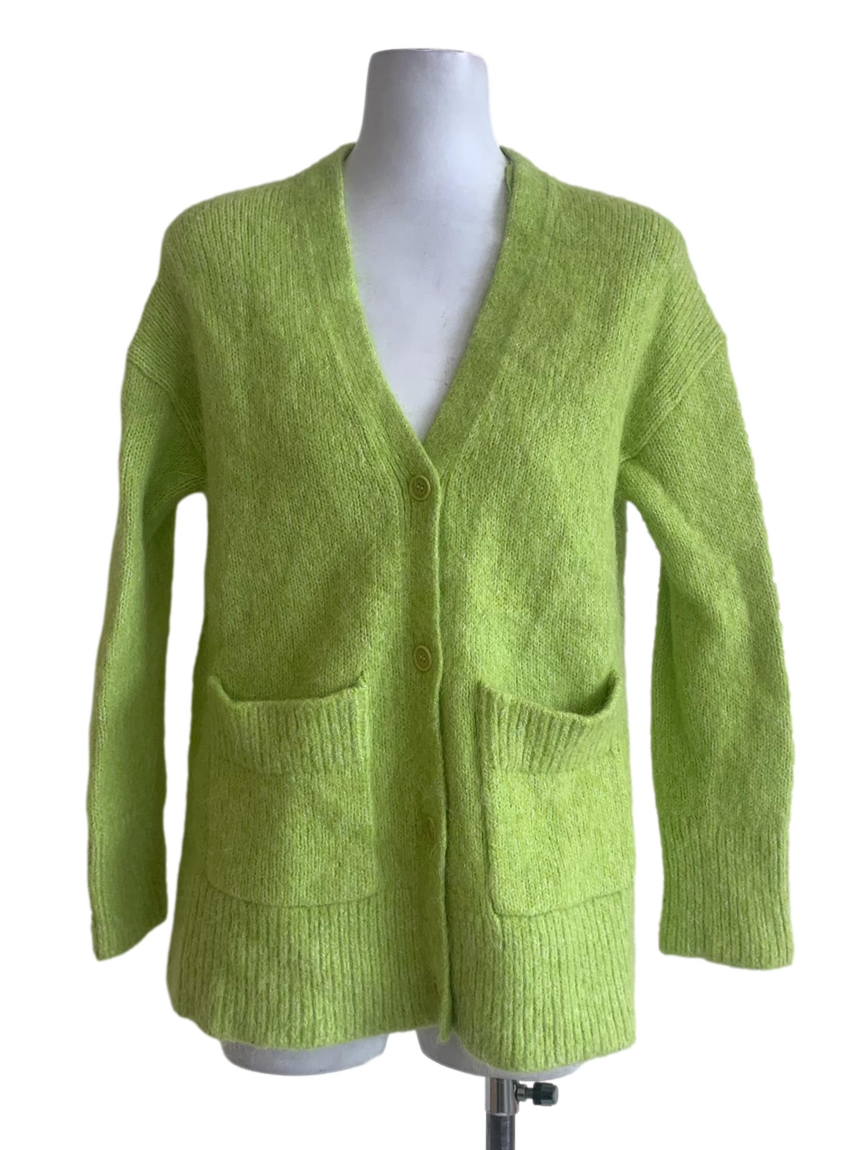 Lime Green Cardigan