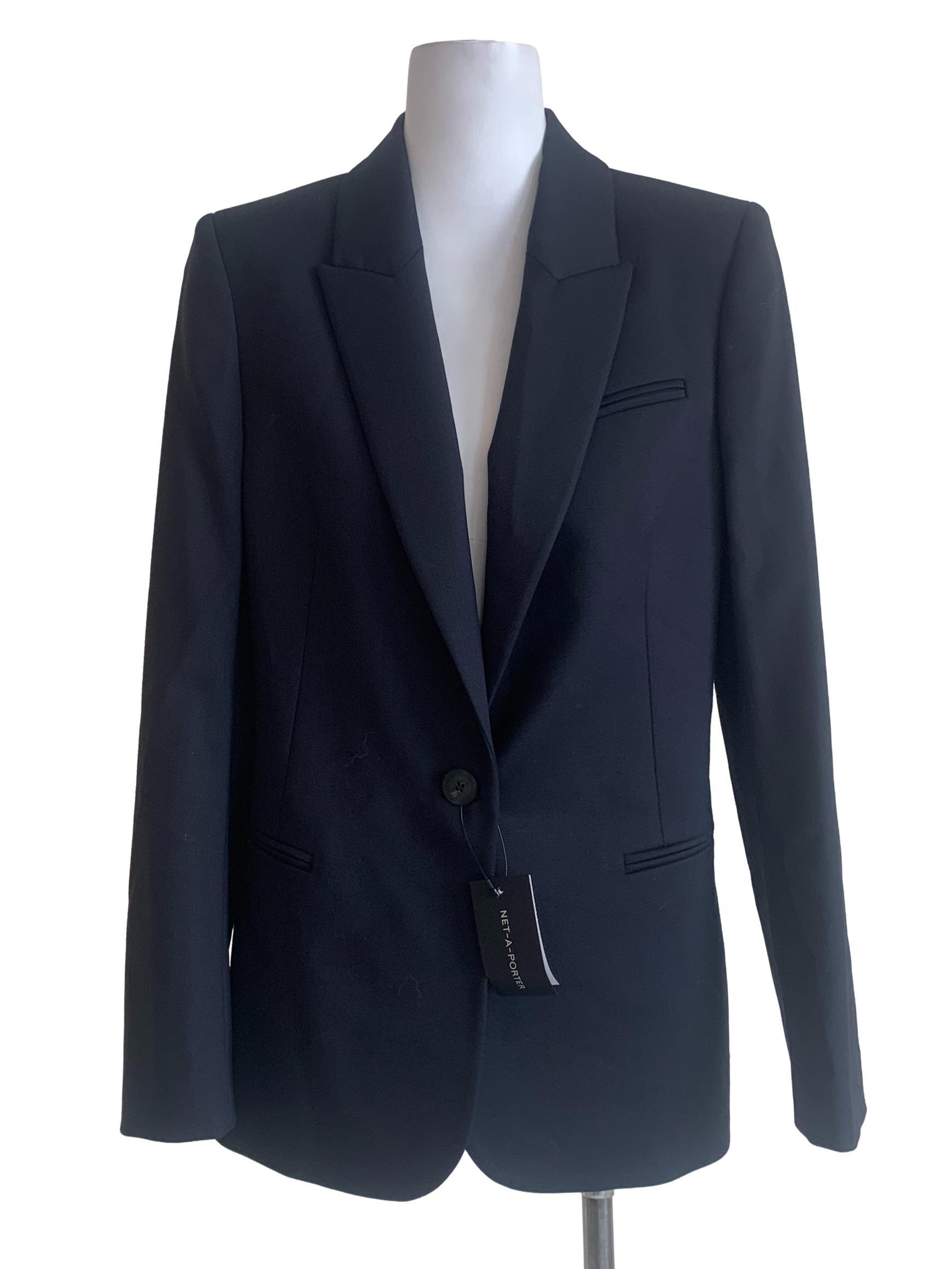 Blue Single Breasted Blazer