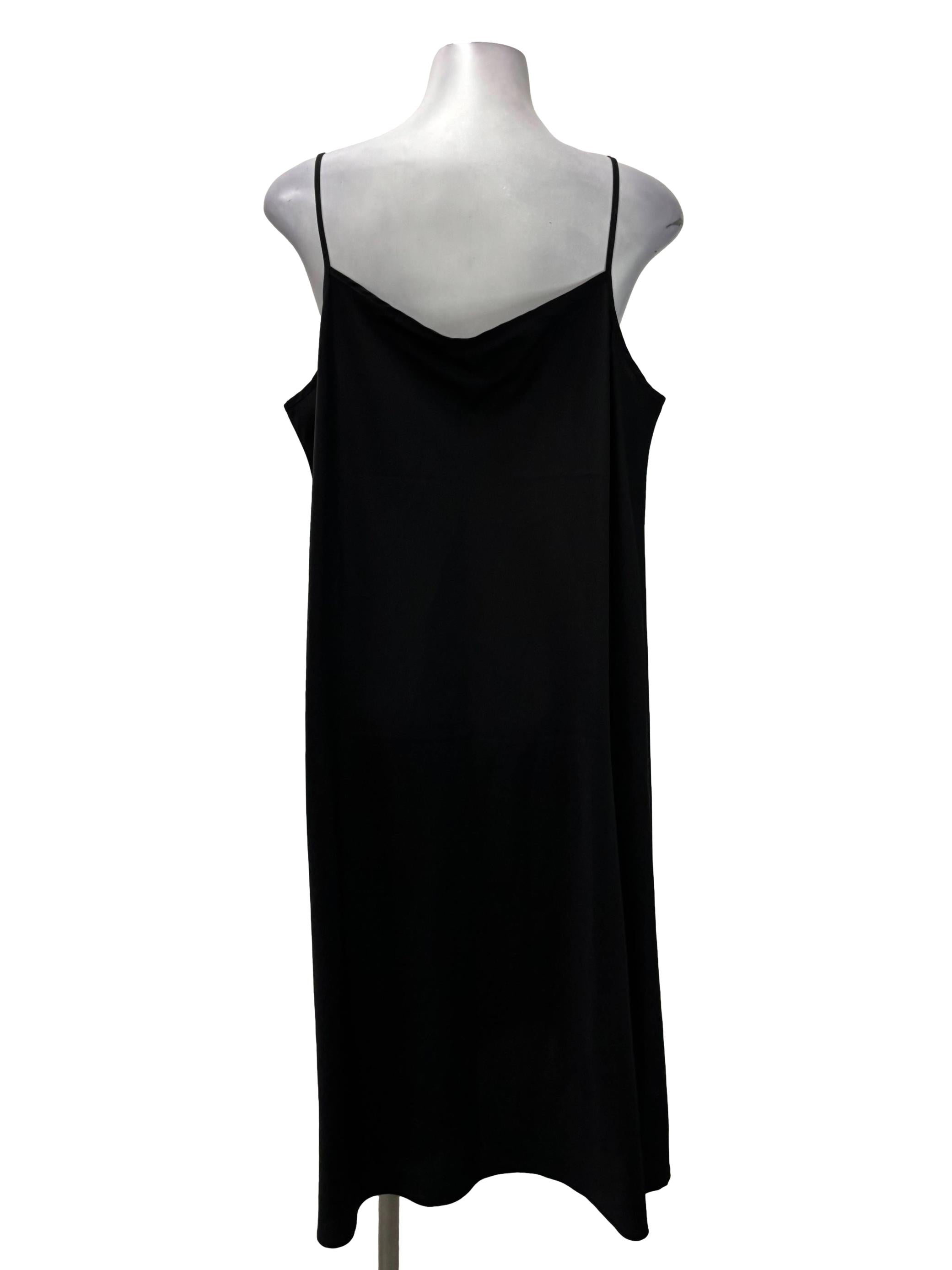 Black V-Neck Cami Dress