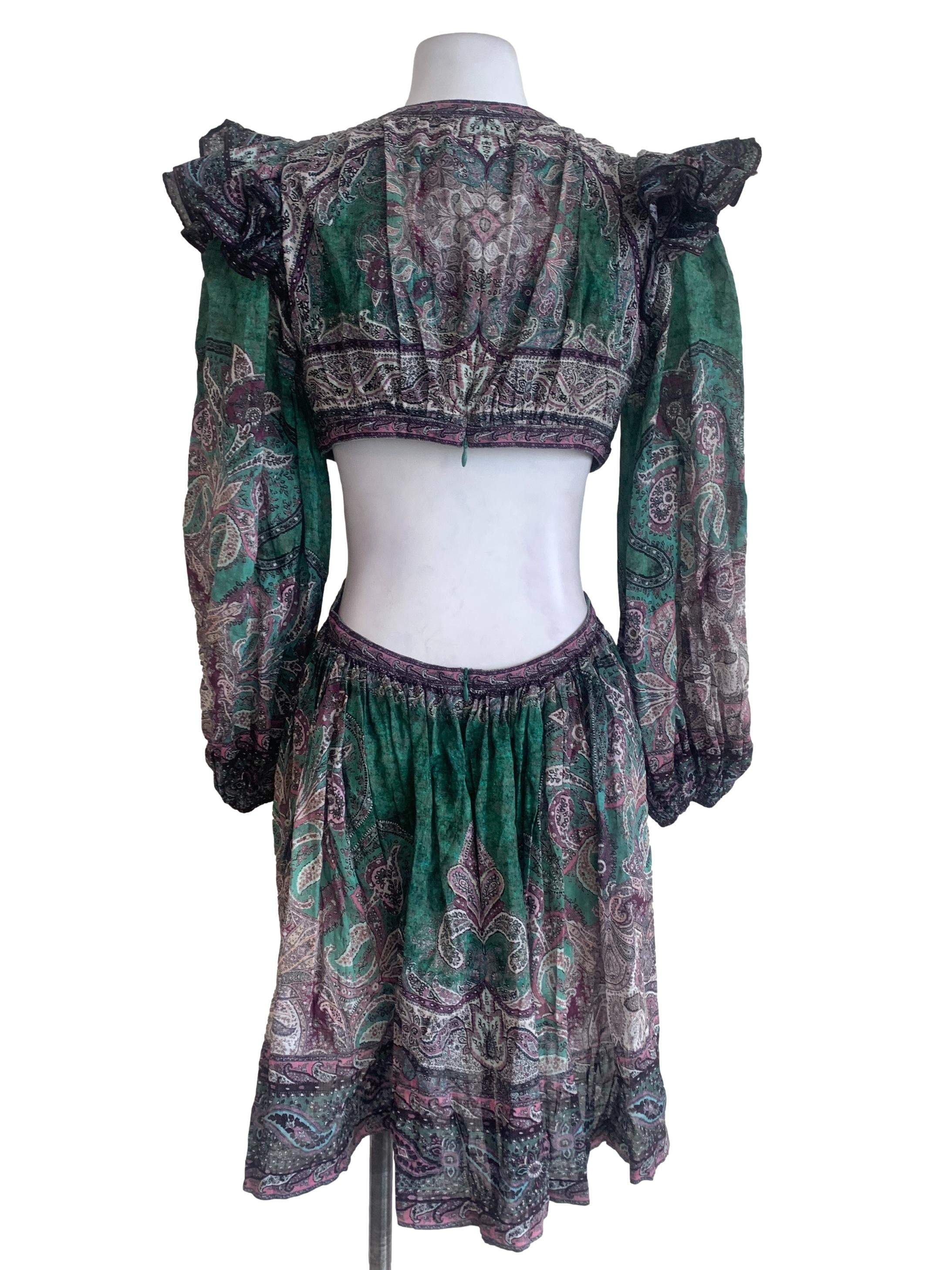 Green Pattern Dress