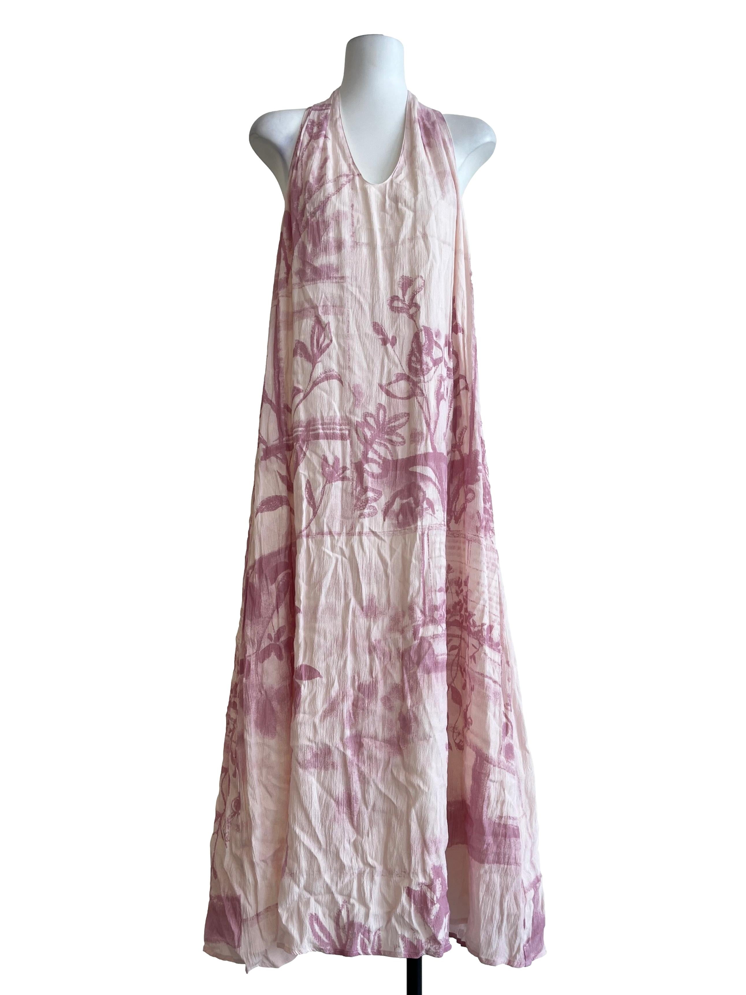 Pink View U-Neck Tent Dress OSN