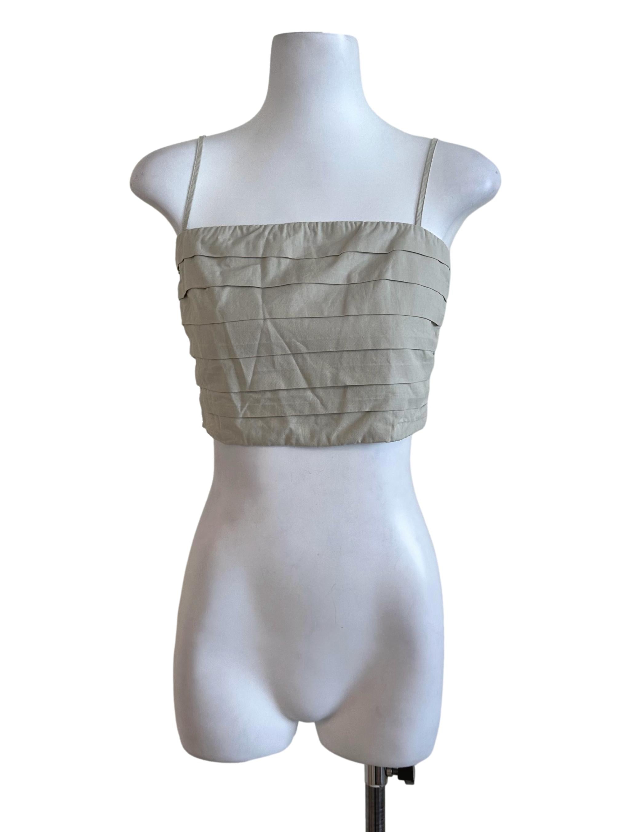 Oyster Beige Plain Top