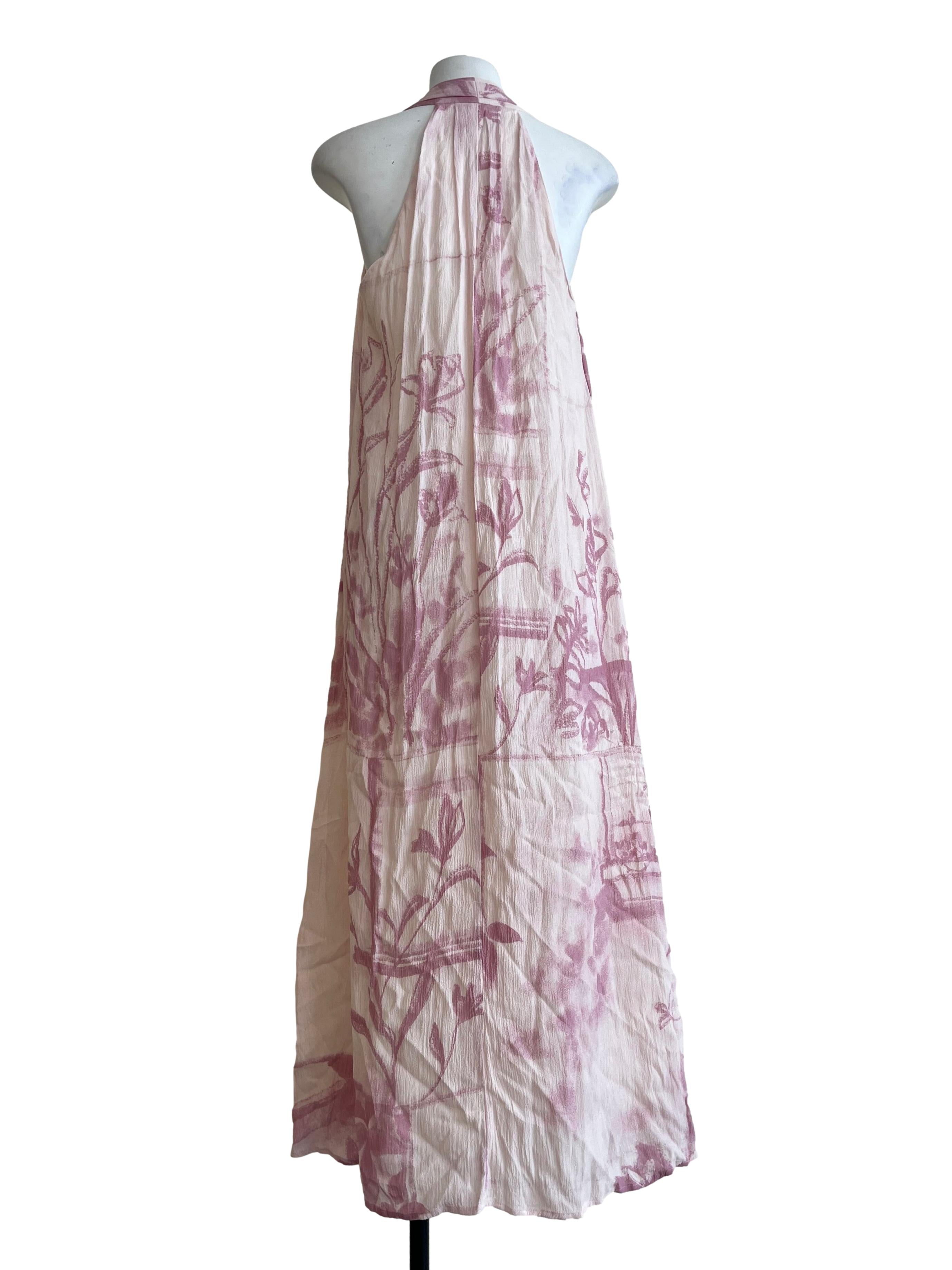Pink View U-Neck Tent Dress OSN