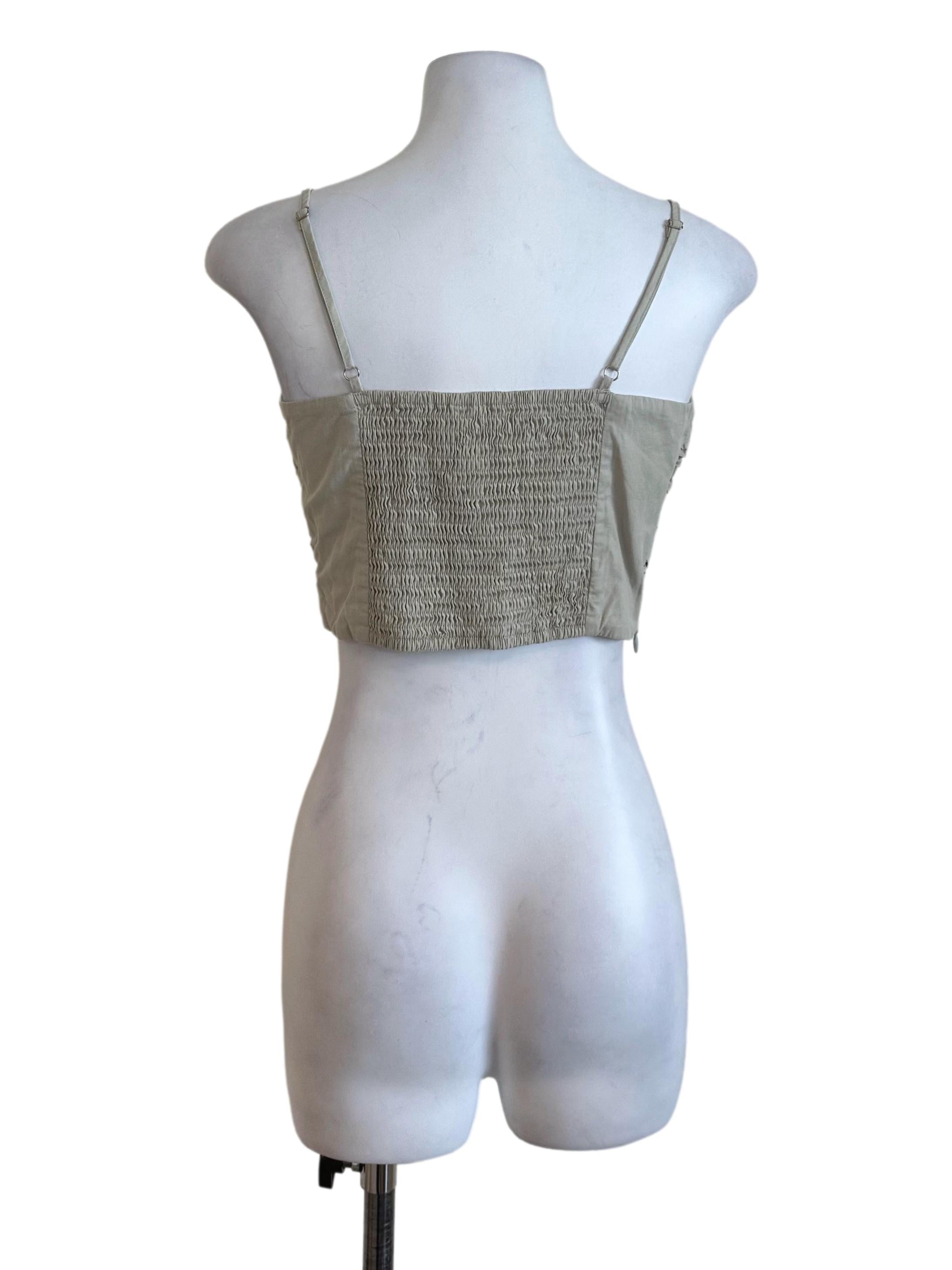 Oyster Beige Plain Top