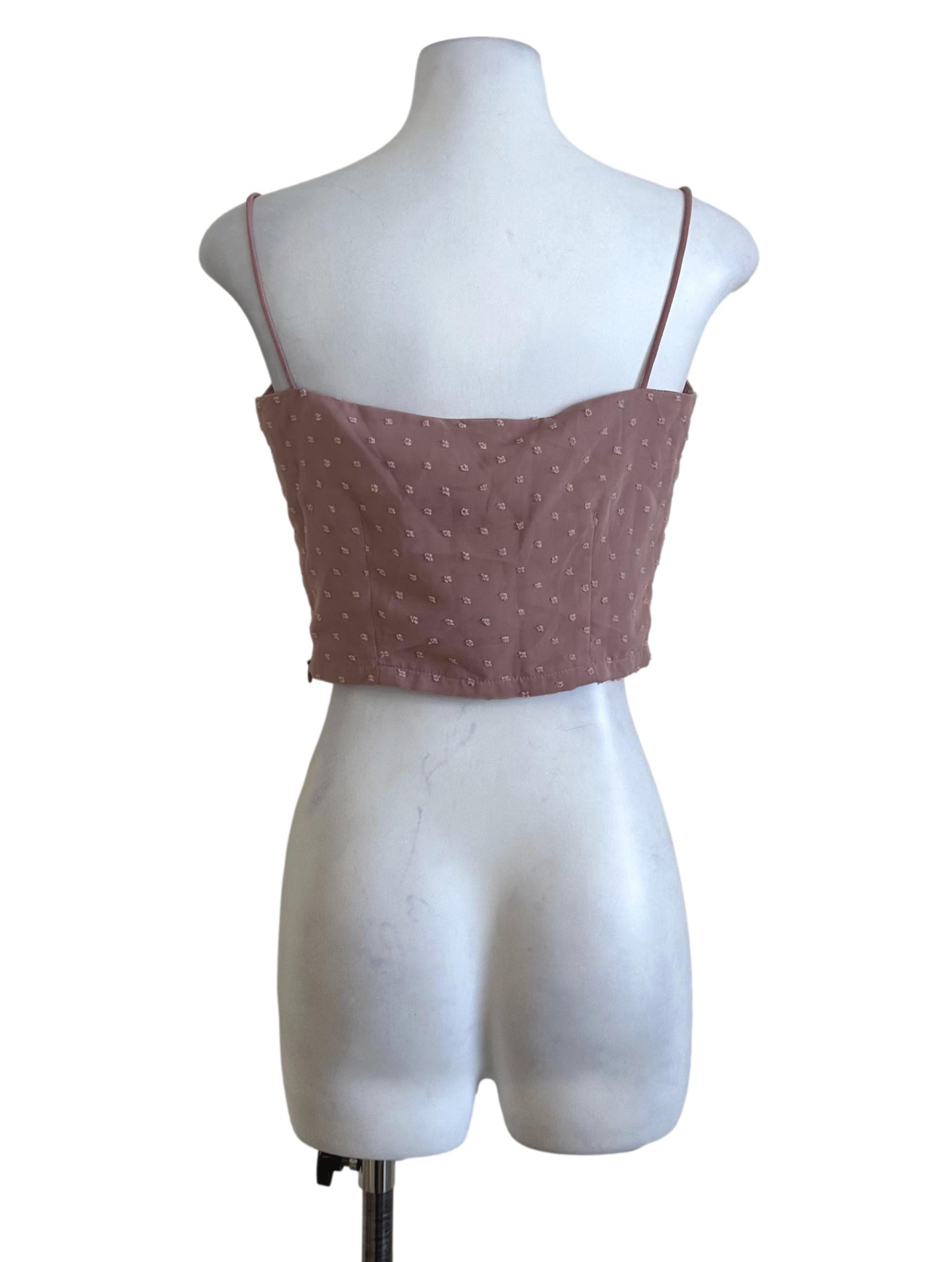 Dusty Pink Textured Top
