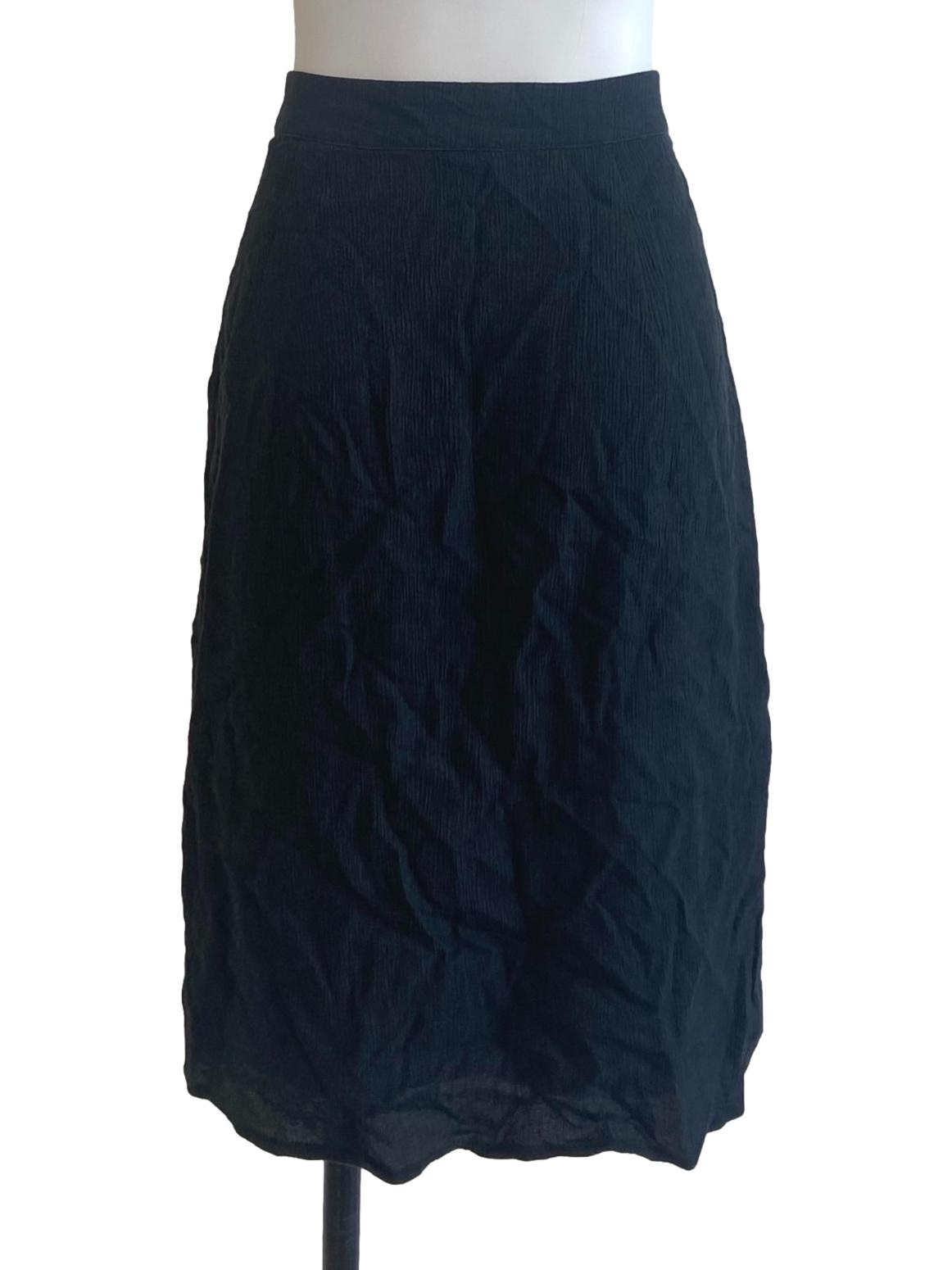Shadow Grey Slit Highwaist Skirts