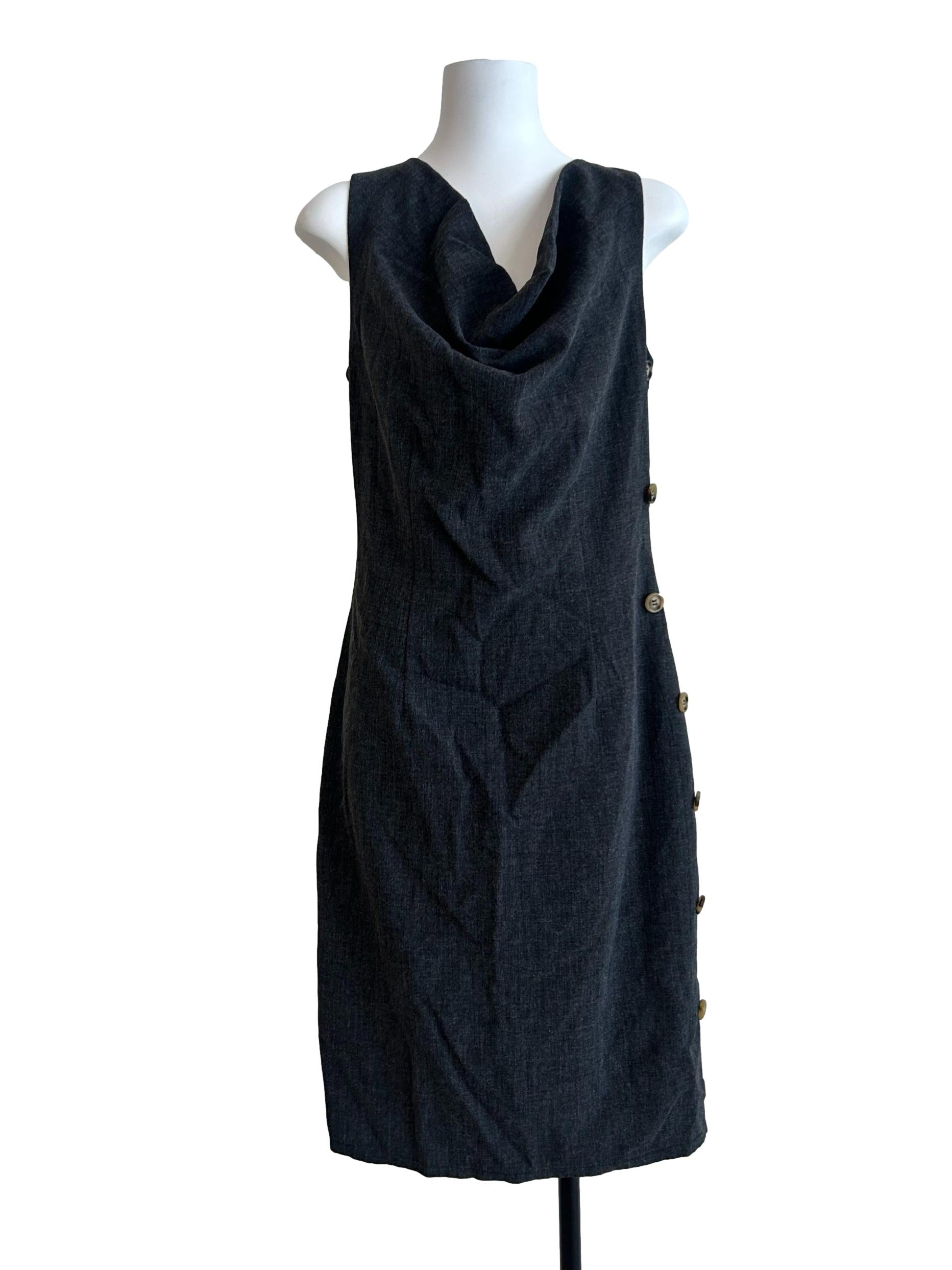 Grey Heather Sleeveless Dress