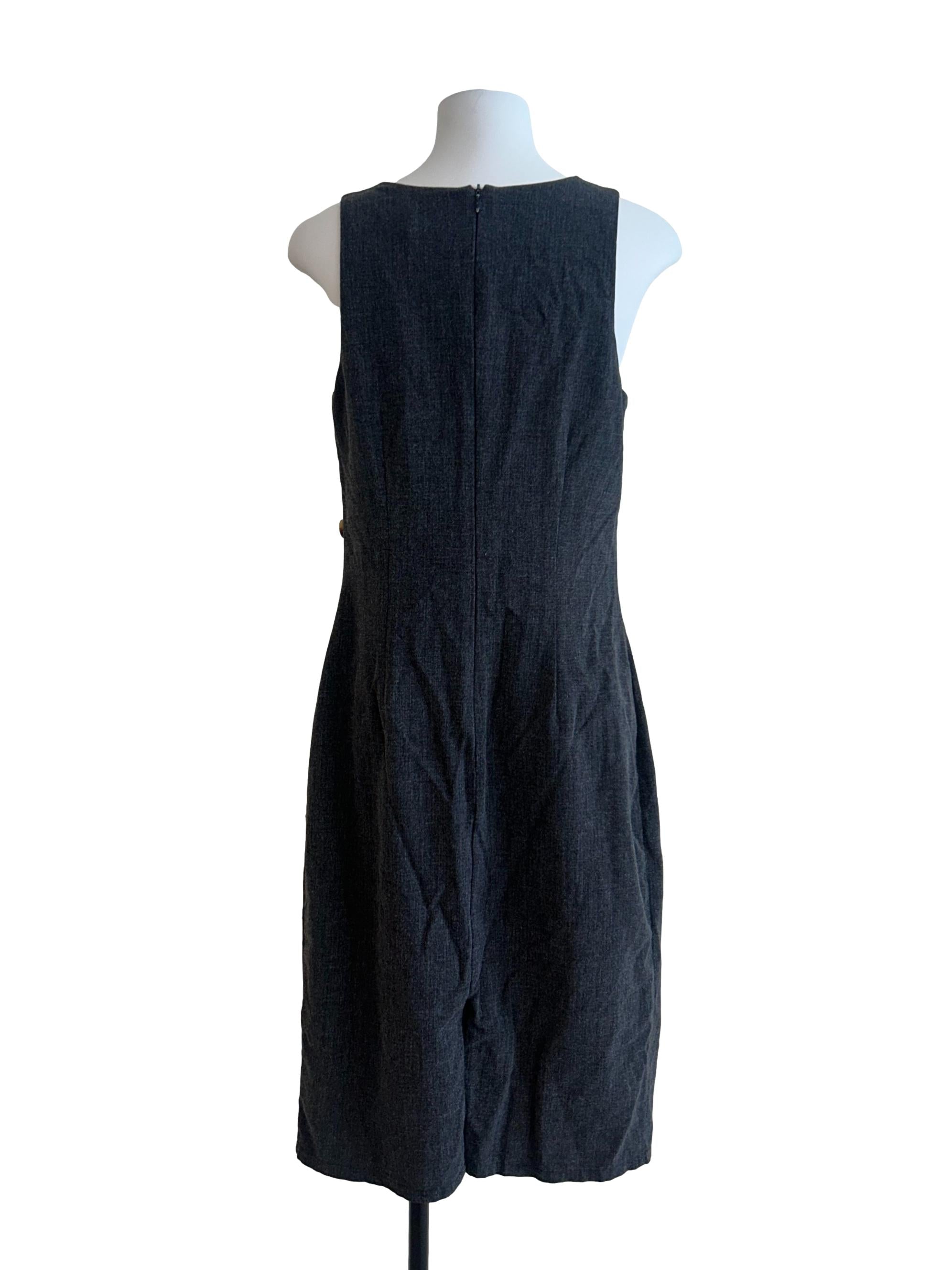 Grey Heather Sleeveless Dress