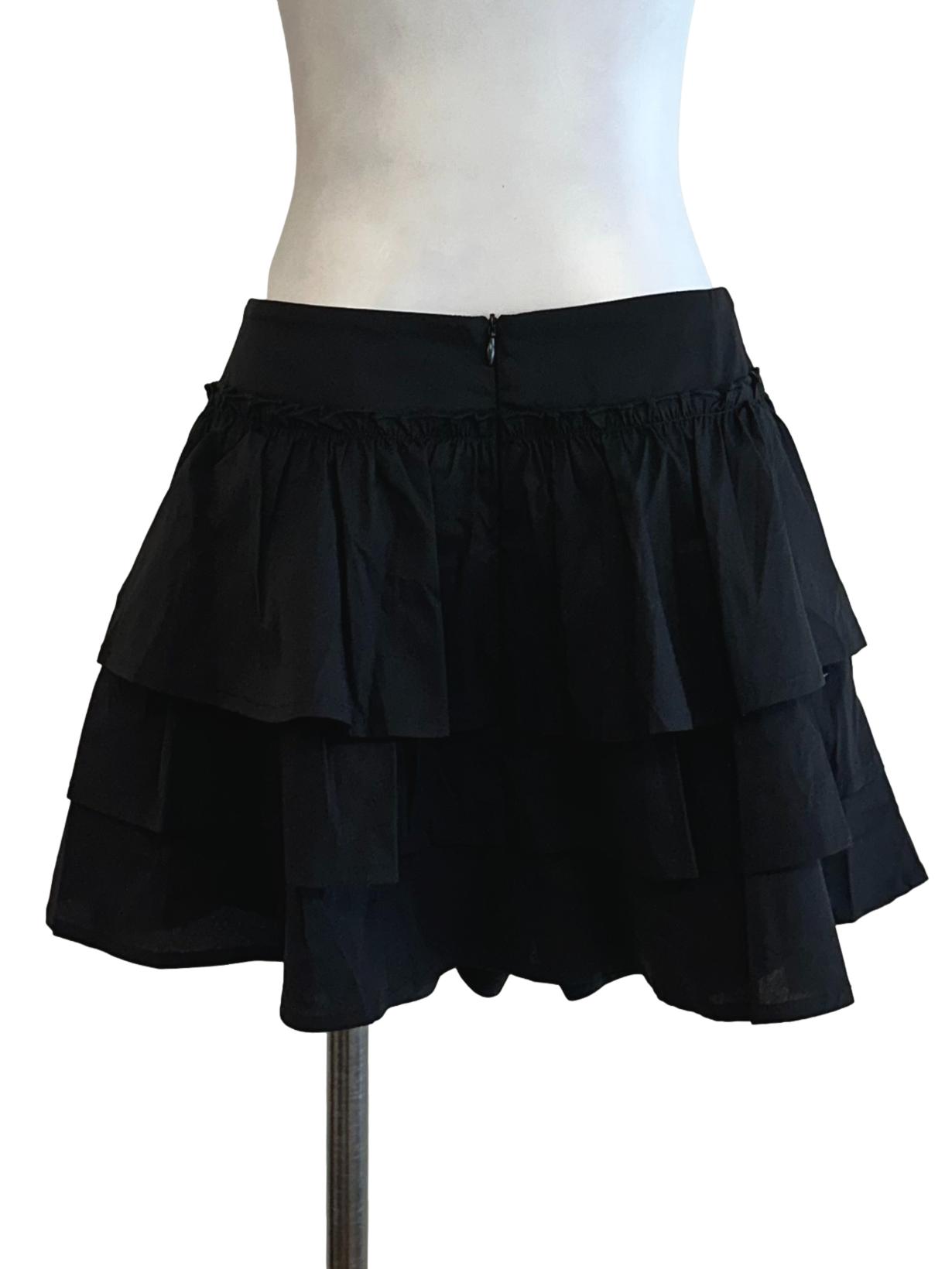 Black Layer Skort