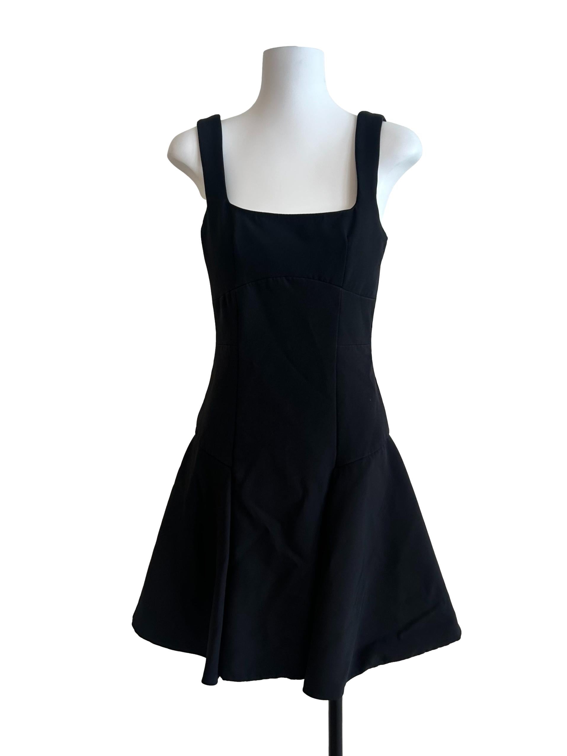 Off Black Babydoll Dress