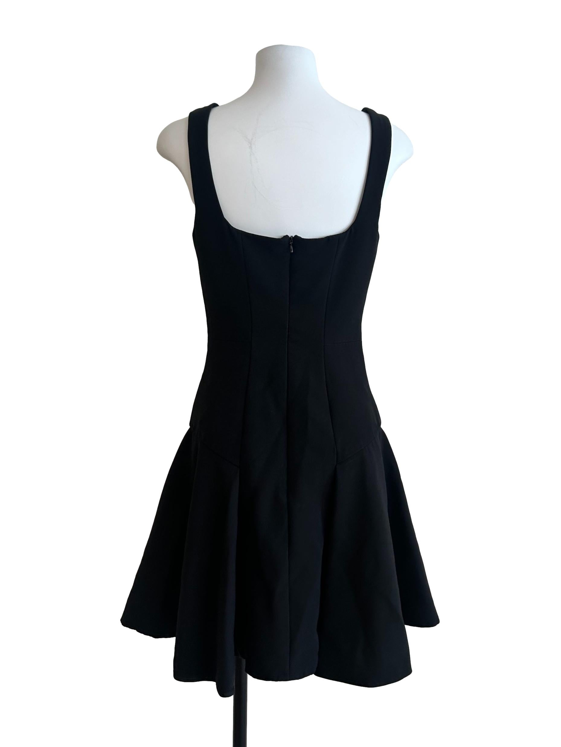 Off Black Babydoll Dress