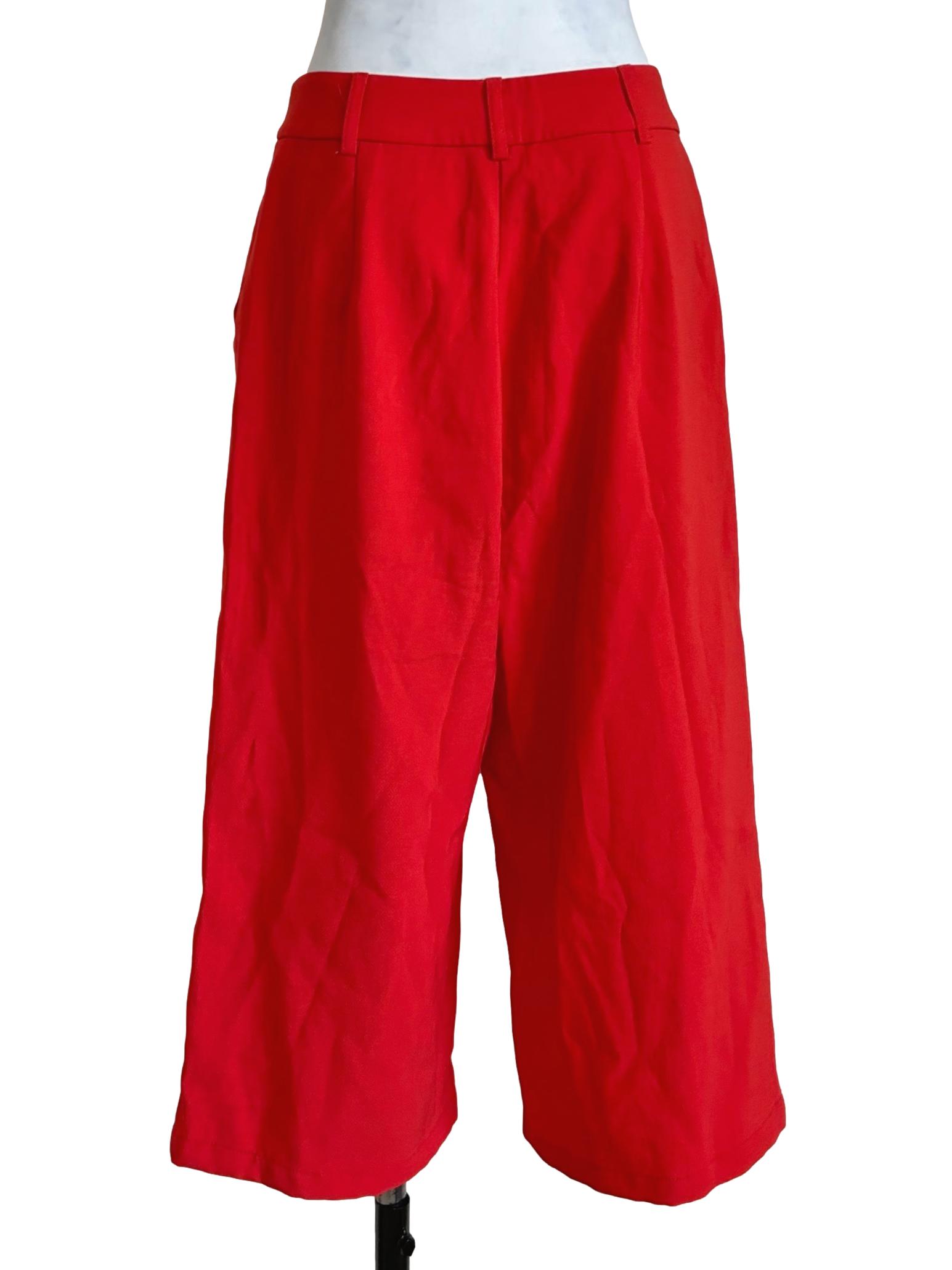 Rose Red Tailored Wide Trousers