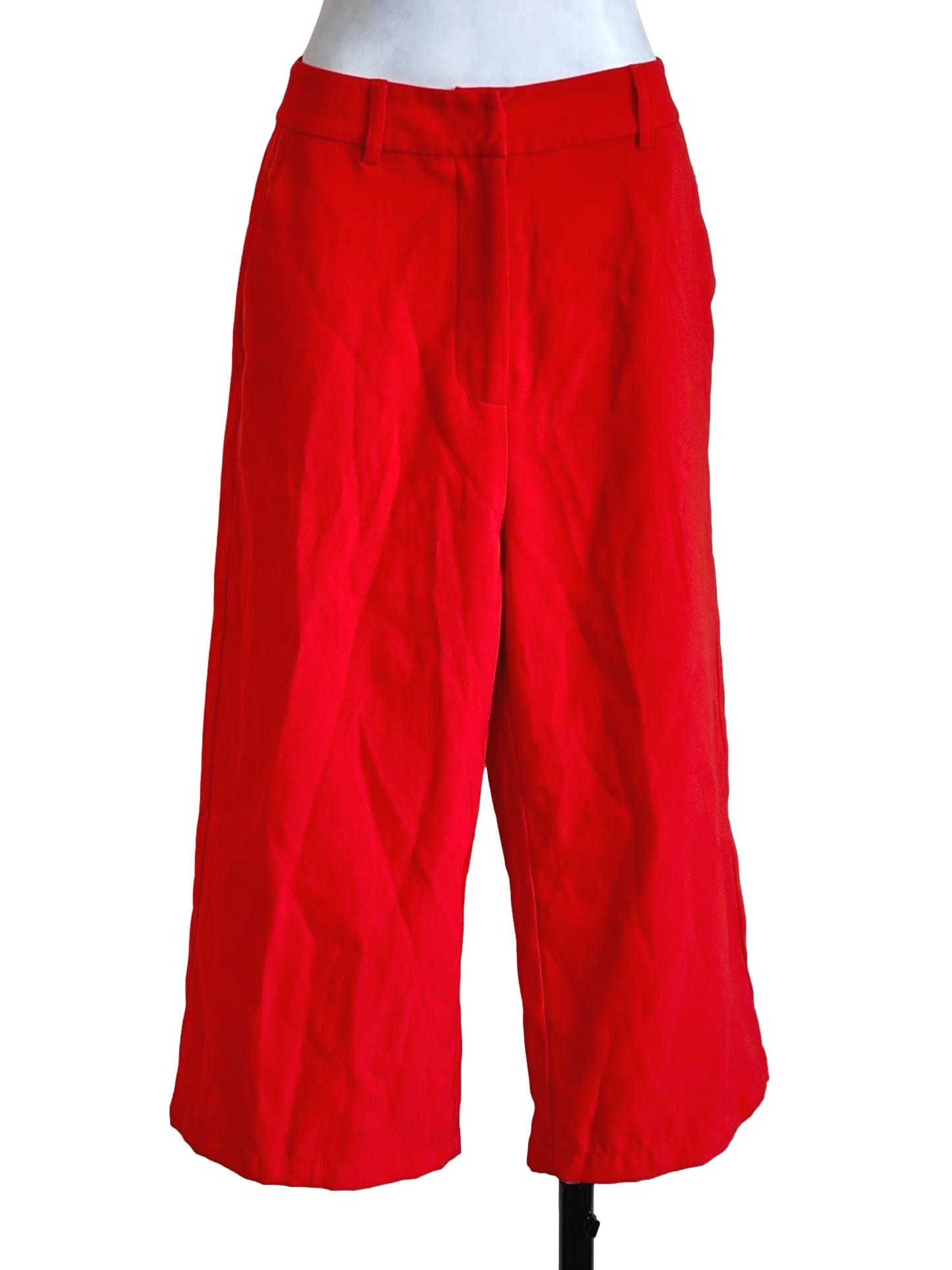 Rose Red Tailored Wide Trousers