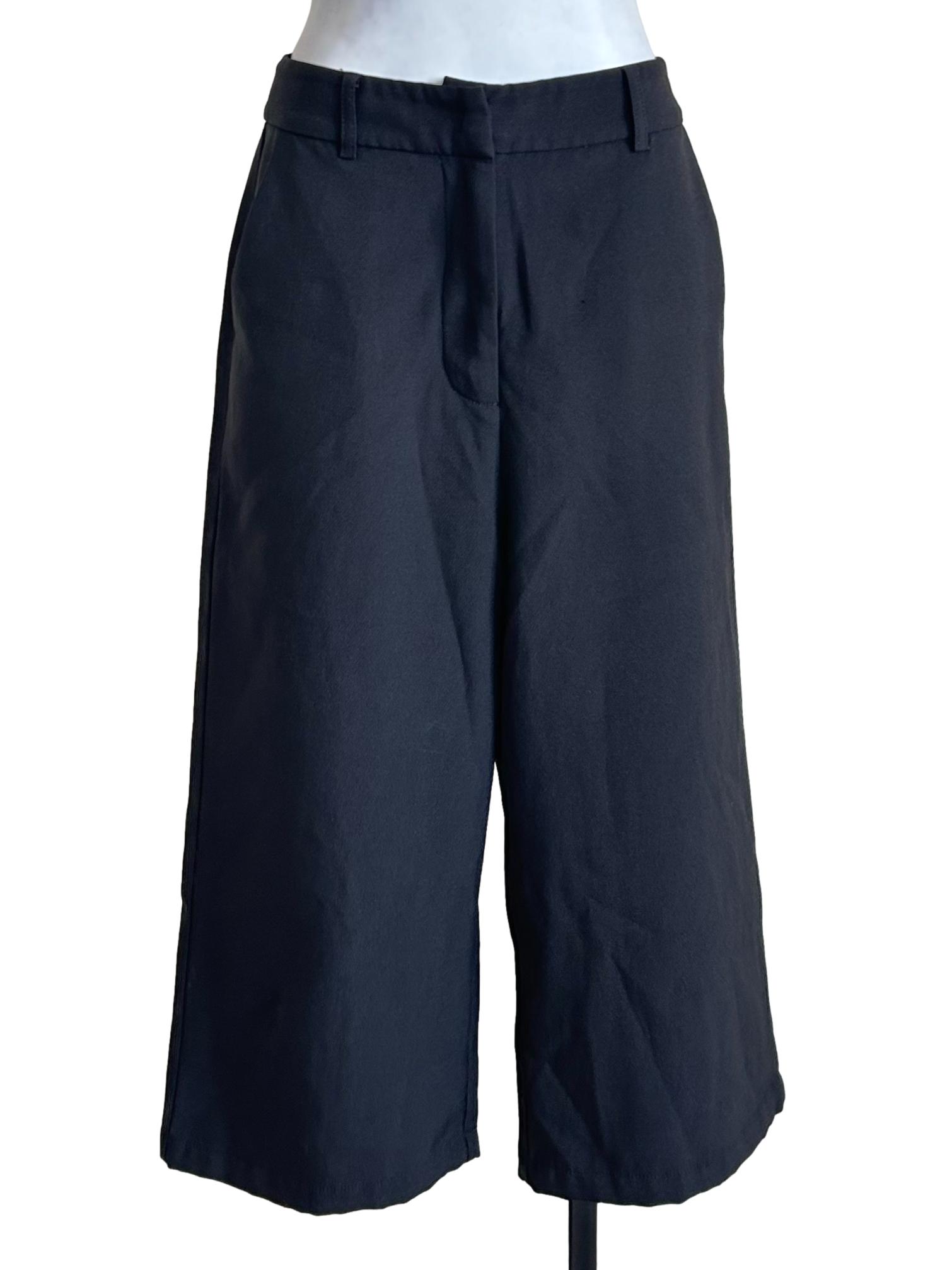 Dark Charcoal Tailored Wide Trousers