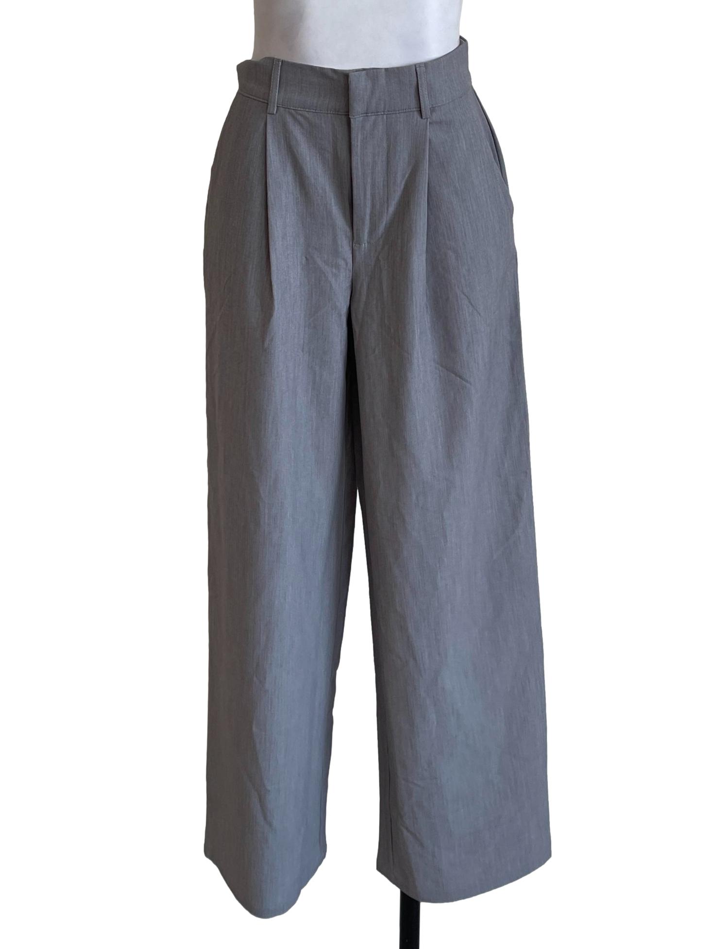 Light Gray Pegged Pants