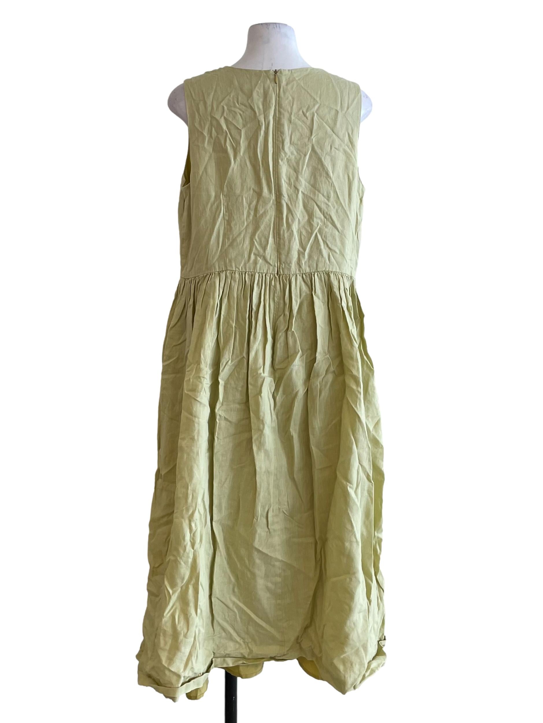 Light Green Bouffont Dress